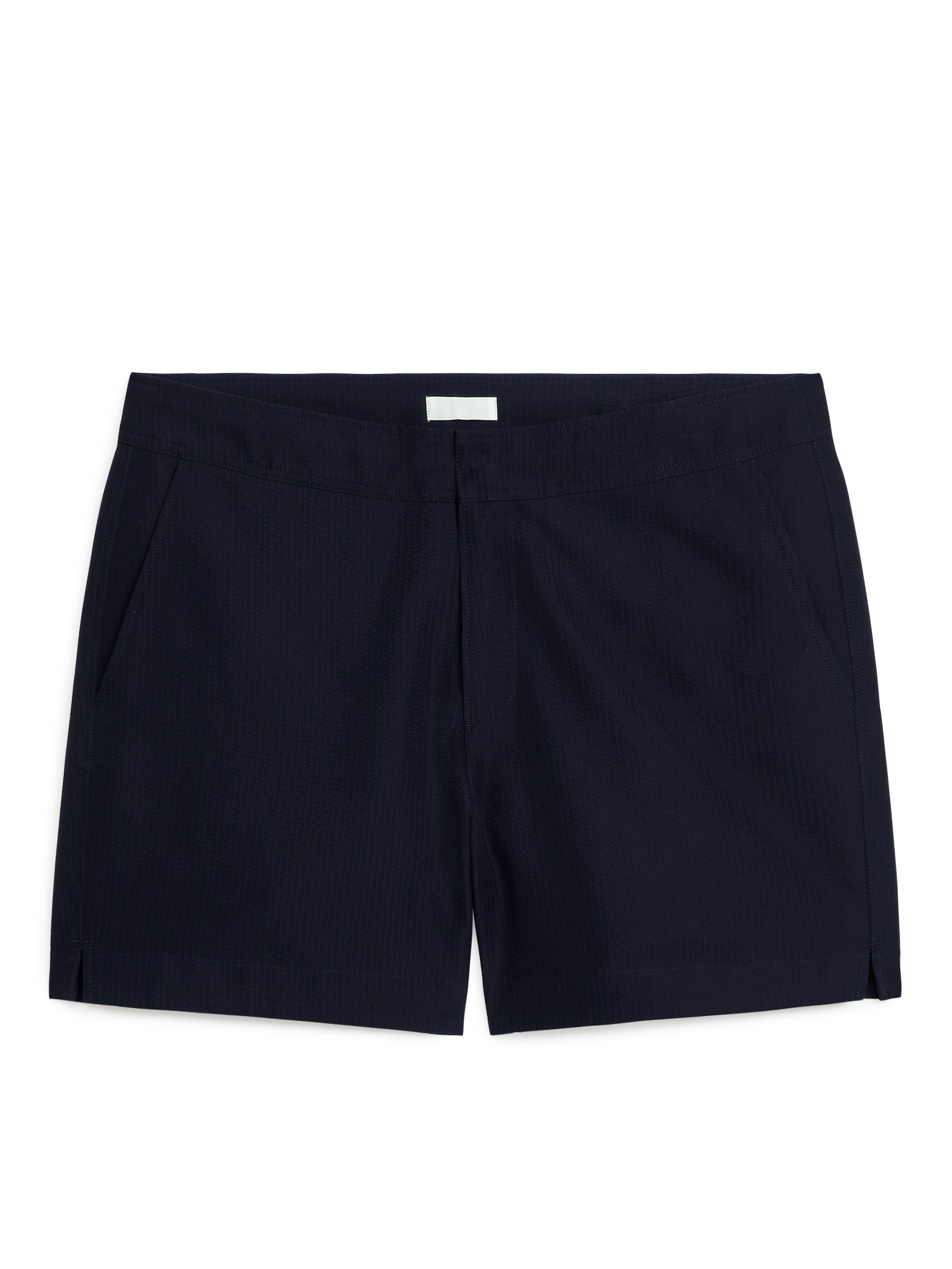 Badshorts i bäckebölja - Mörkblå - Relaxed fit - Men - StillMedia/DescriptiveStillLife - 1