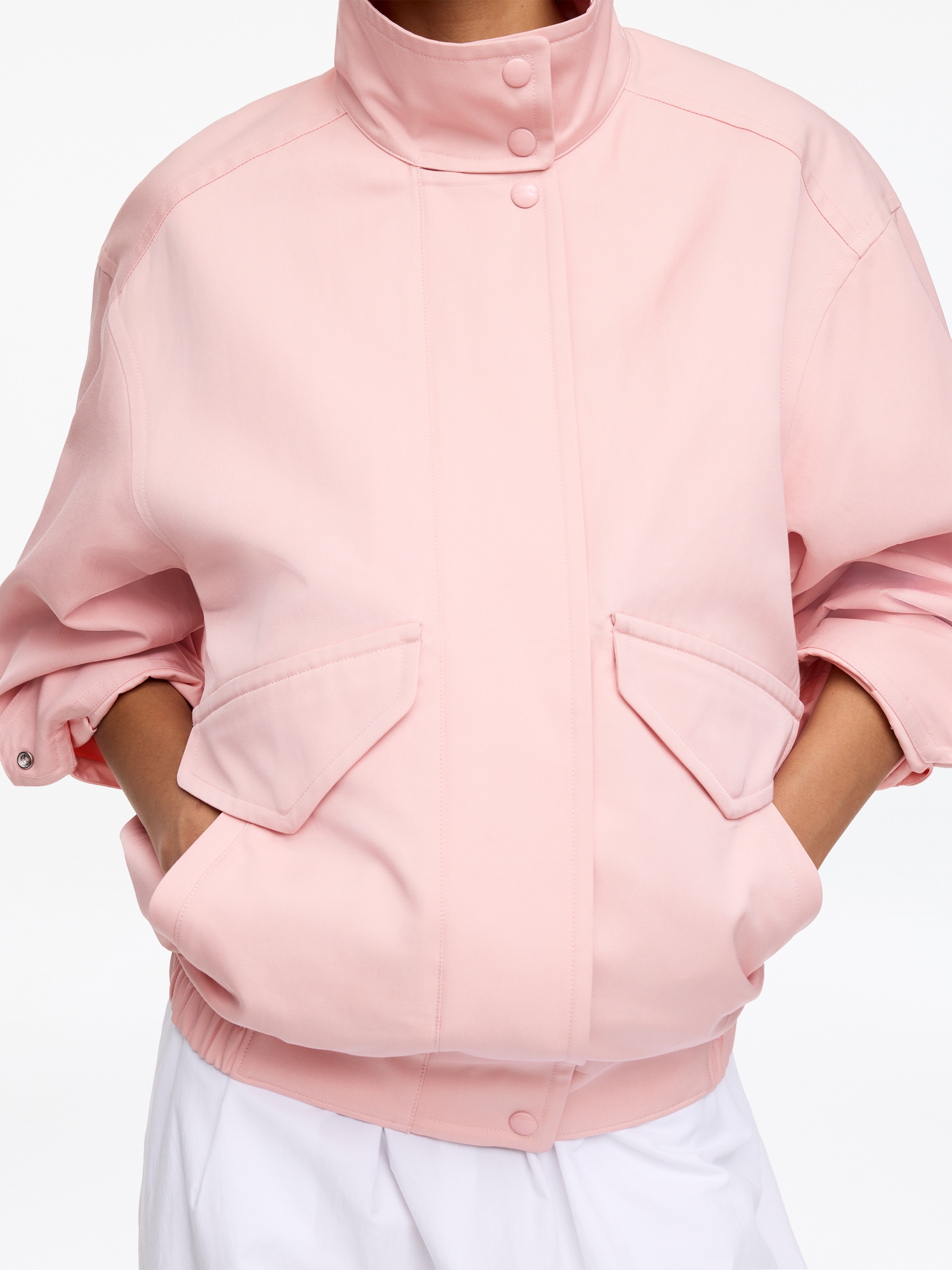 Chaqueta Harrington - Rosa - Oversized - Women - StillMedia/Lookbook - 7