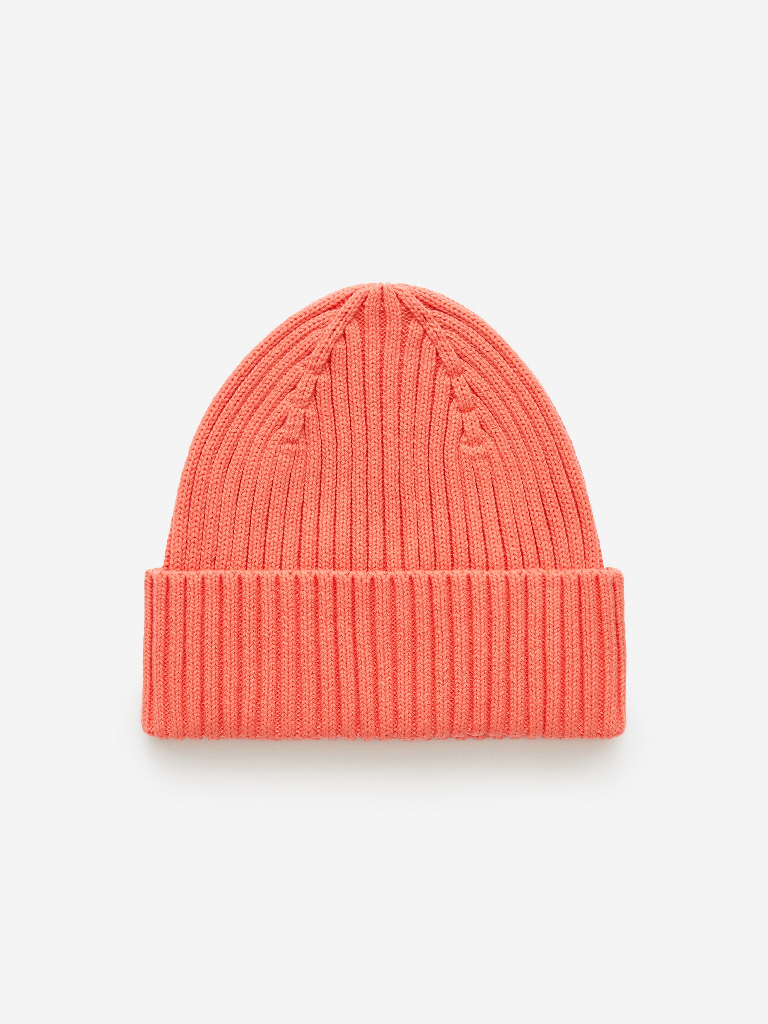 Rib-Knitted Beanie - Orange/Lilac/Blue/Dark Green/Bright Green/Bright Red/Dark Blue/Blue/Beige/Lilac/Blue/Dark Blue/Black/Red/Lilac/Dark Green/Pink/Yellow/Green/Lilac