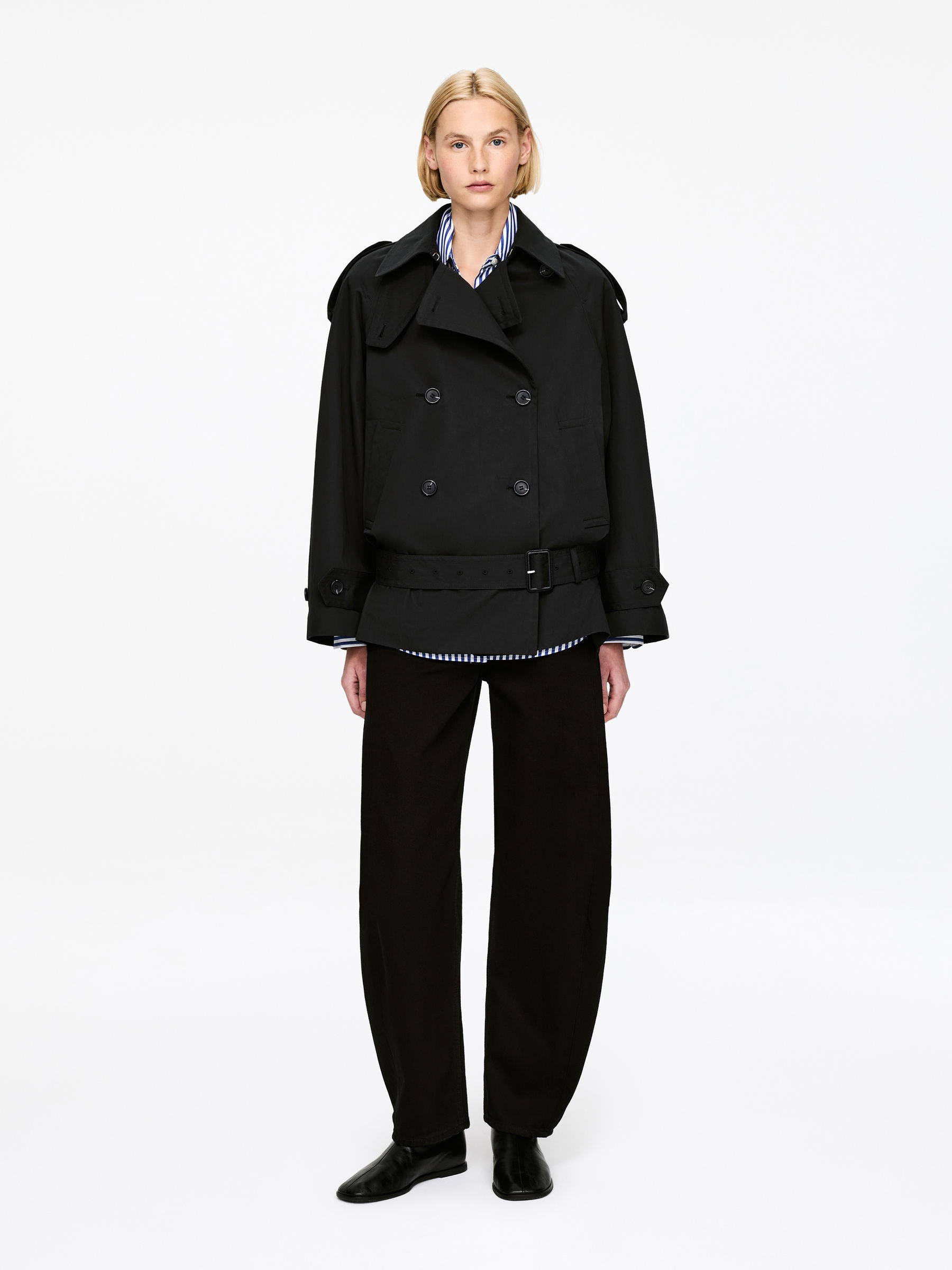 Oversized Trench Jacket-#272627-17913