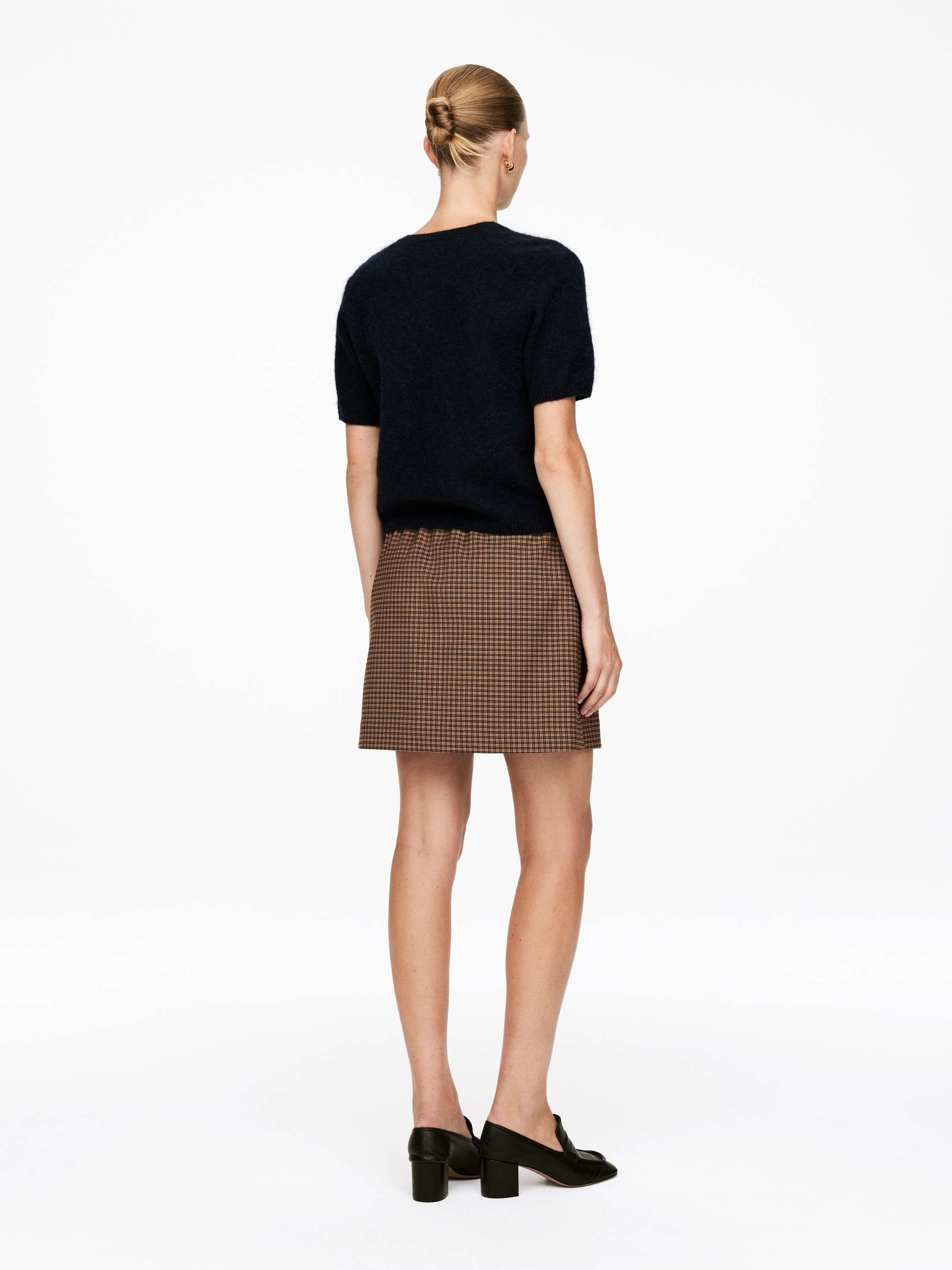 Mini Pull-On Skirt - Brown - Regular fit - Women - StillMedia/Lookbook - 6