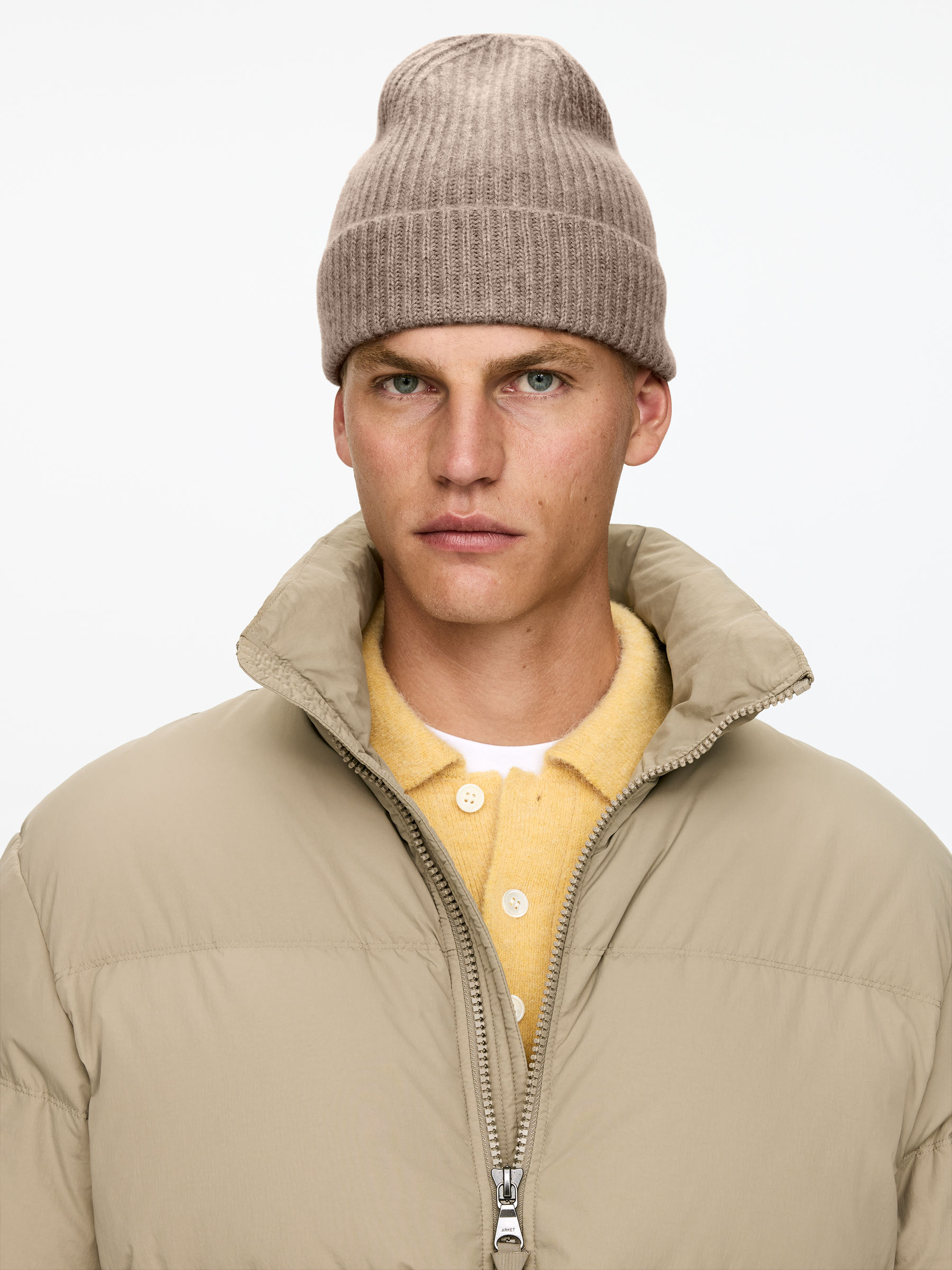 Cashmere-Wool Beanie - Mole - Men - StillMedia/Lookbook - 3