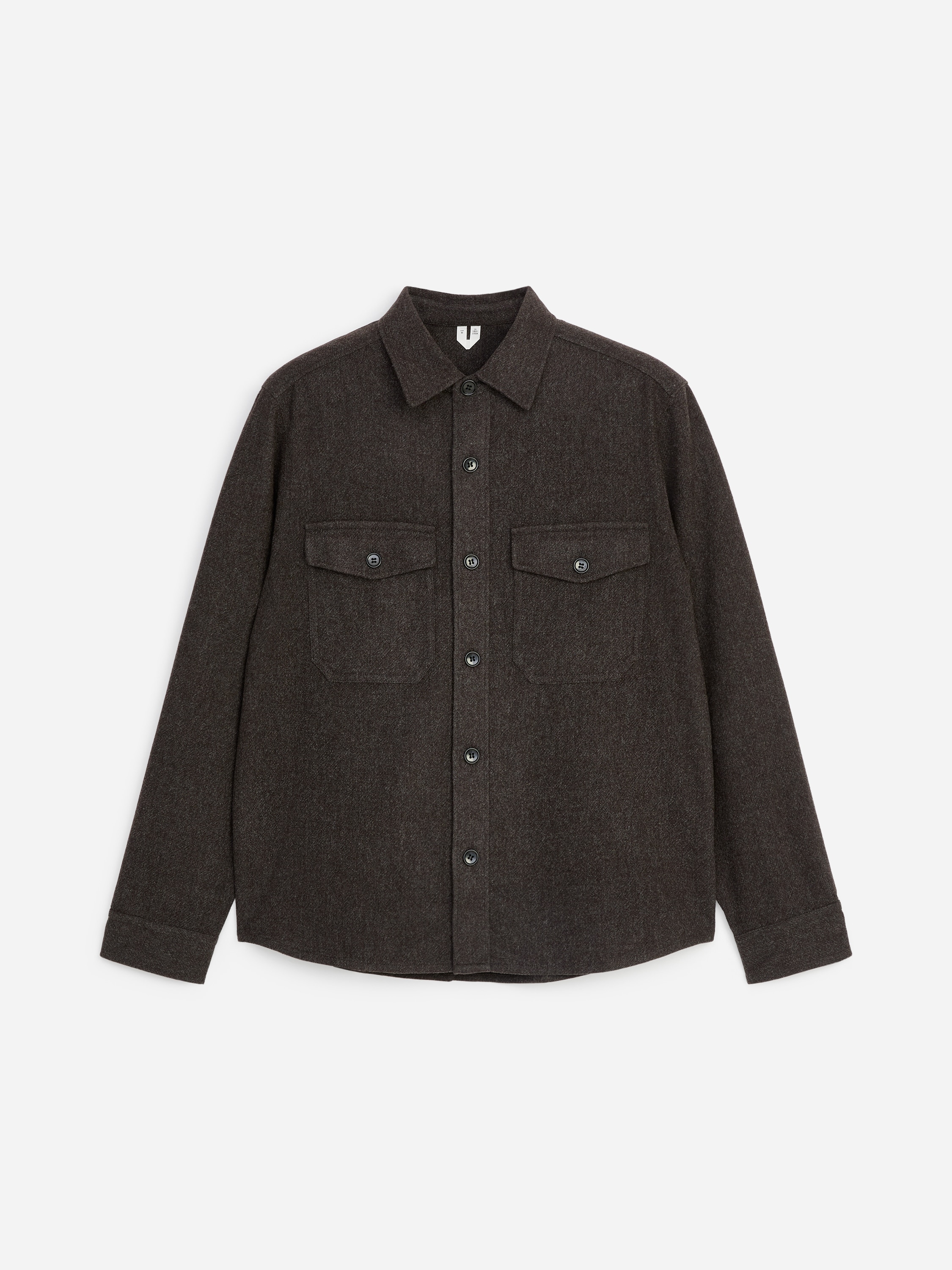 Overshirt in misto lana