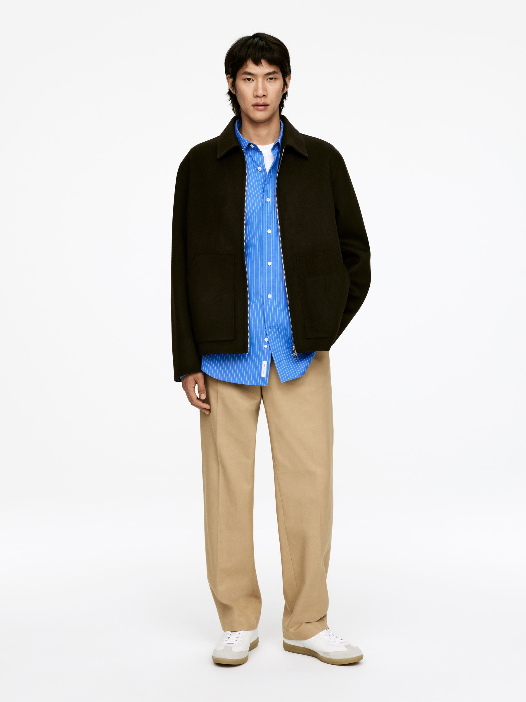 Baskets en cuir - Blanc - Homme - StillMedia/Lookbook - 9