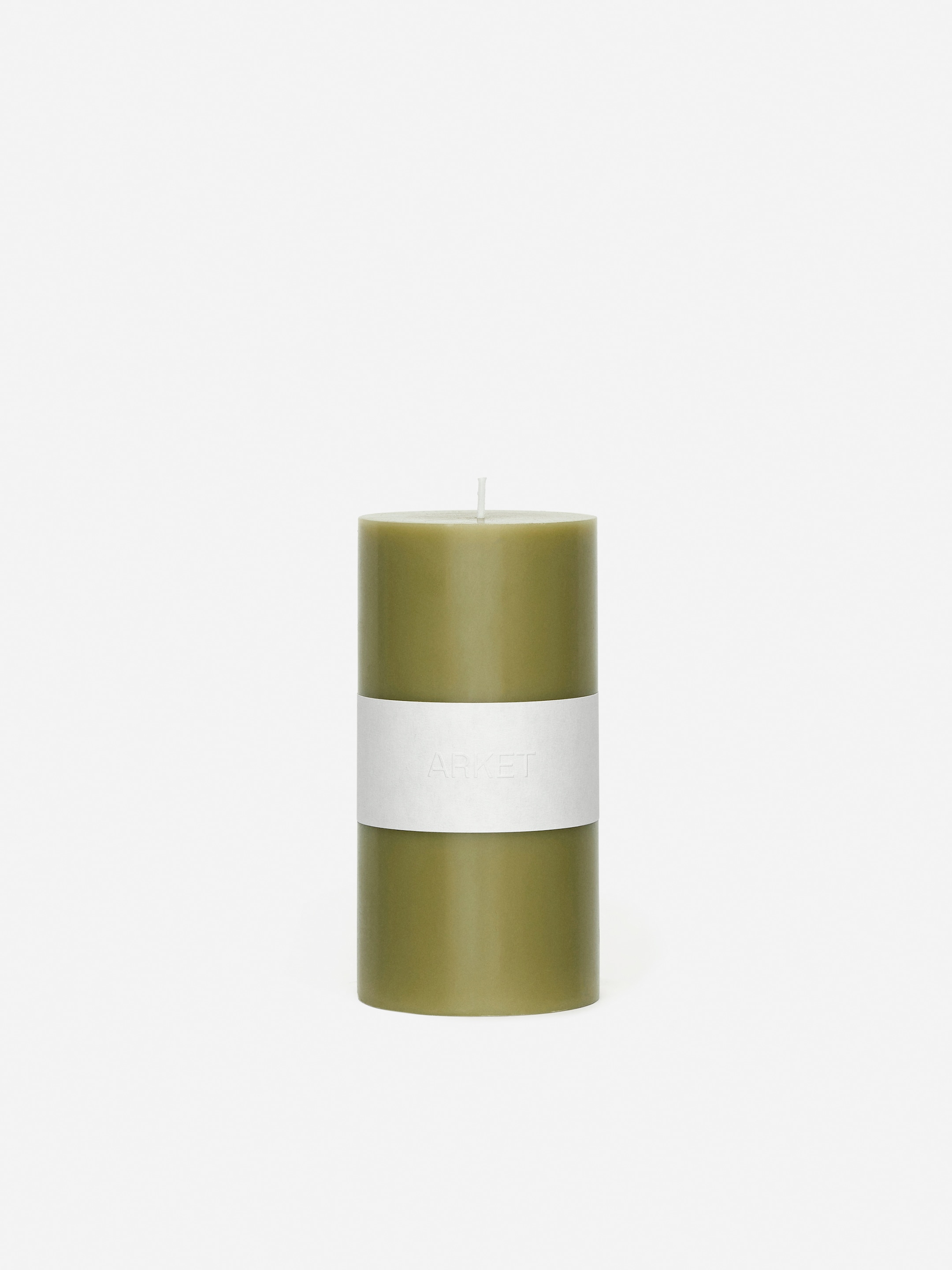 Pillar Candle 15 cm - Dusty Green - Homeware - StillMedia/DescriptiveStillLife - 1
