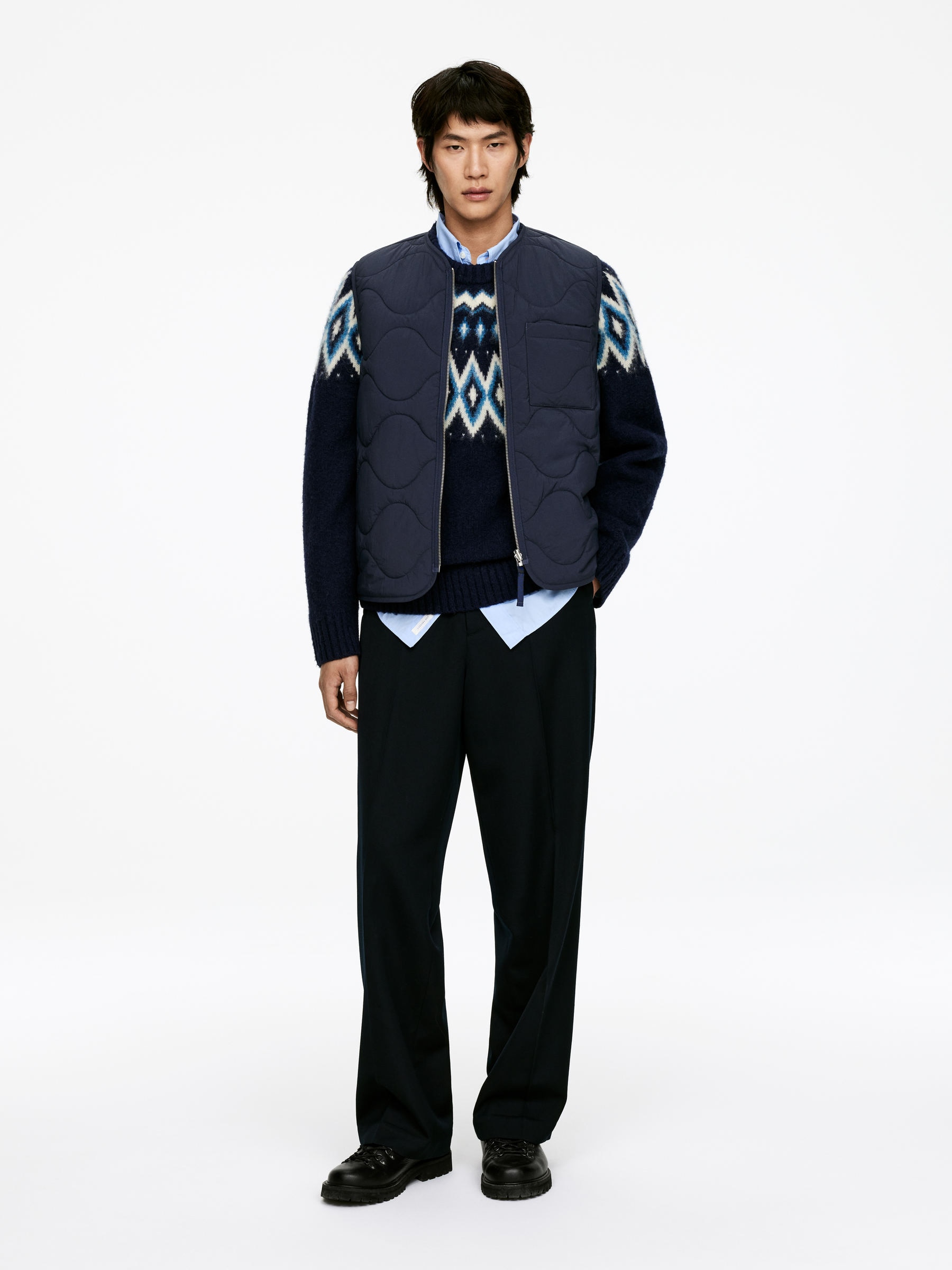 2-in-1 Quilted Liner Vest-#282731-11510