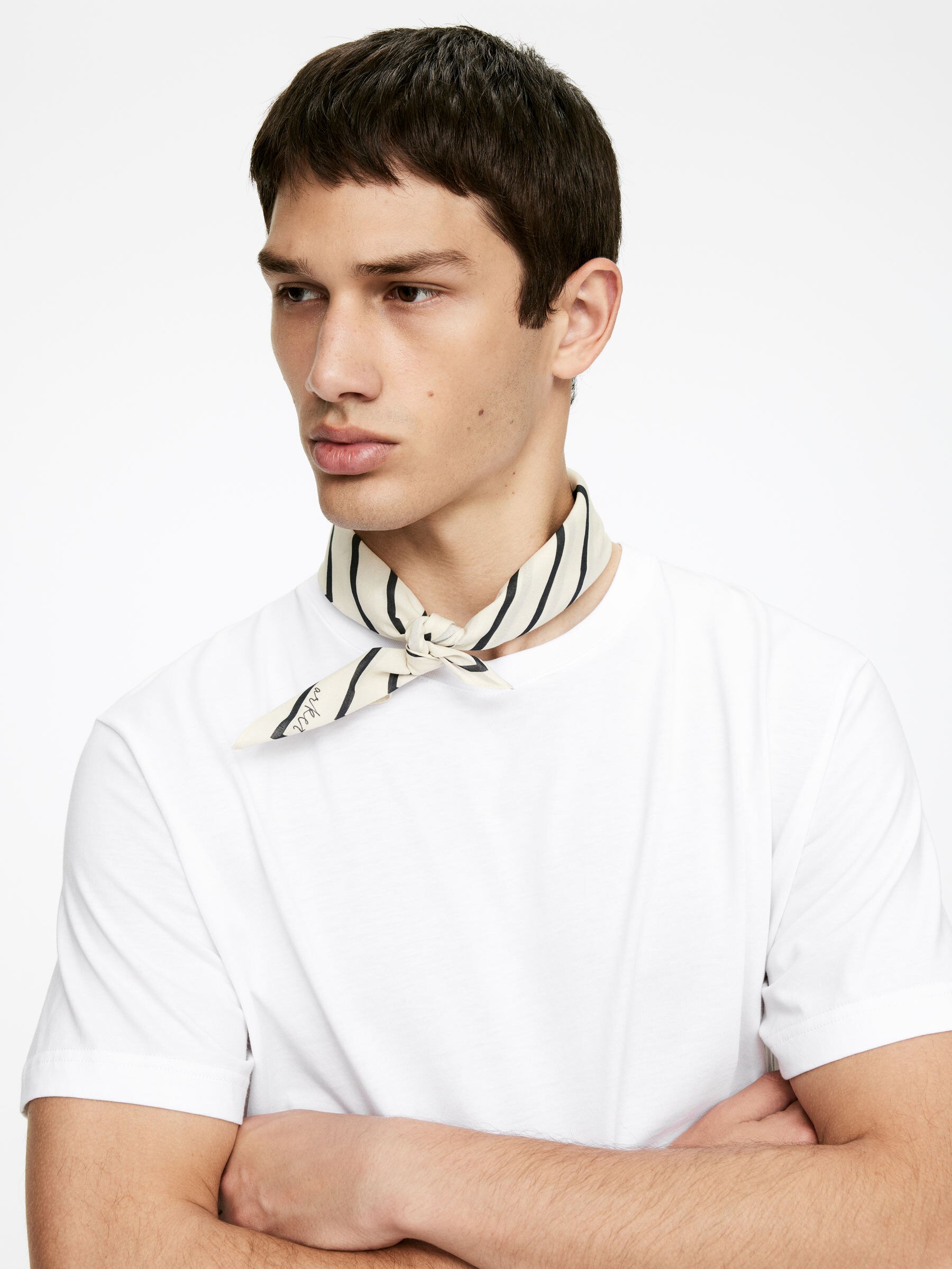Bandana en coton - Beige clair - Homme - StillMedia/Lookbook - 5
