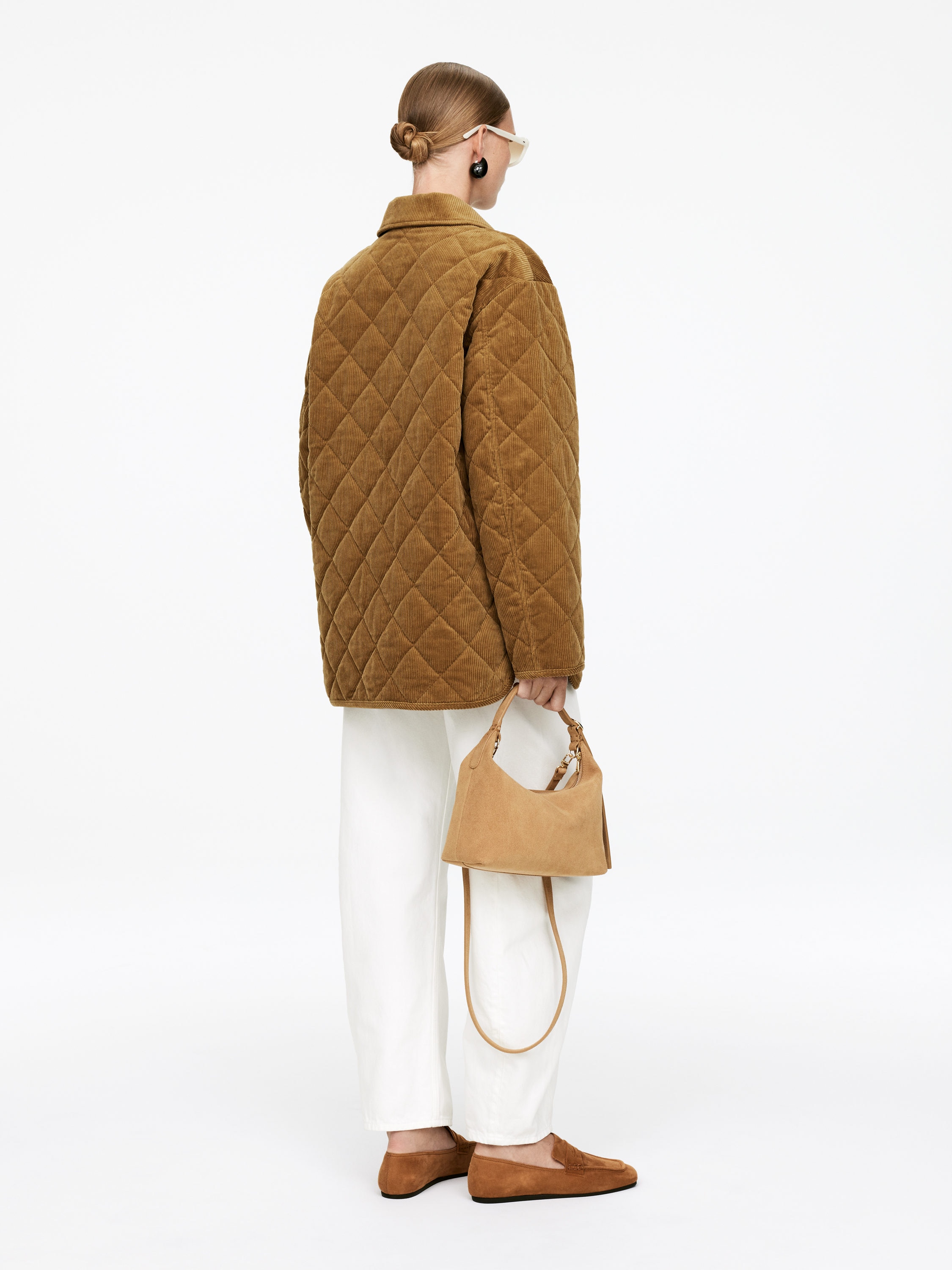 Corduroy Jacket - Brown - Relaxed fit - Women - StillMedia/Lookbook - 6