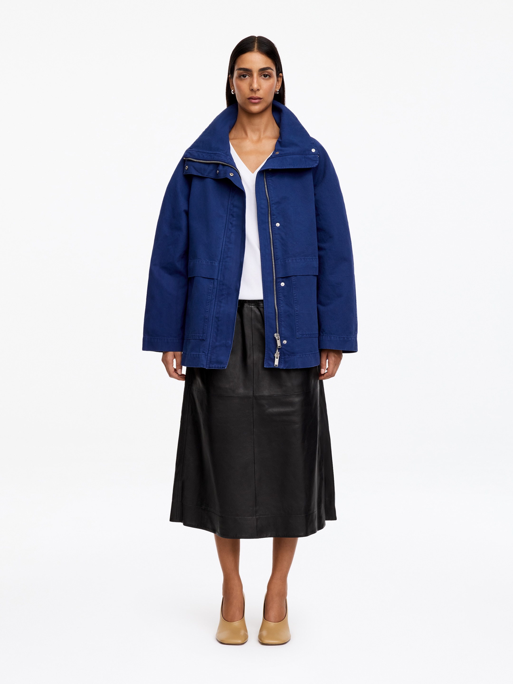 Jupe en cuir à enfiler - Noir - Regular fit - women - StillMedia/Lookbook - 4