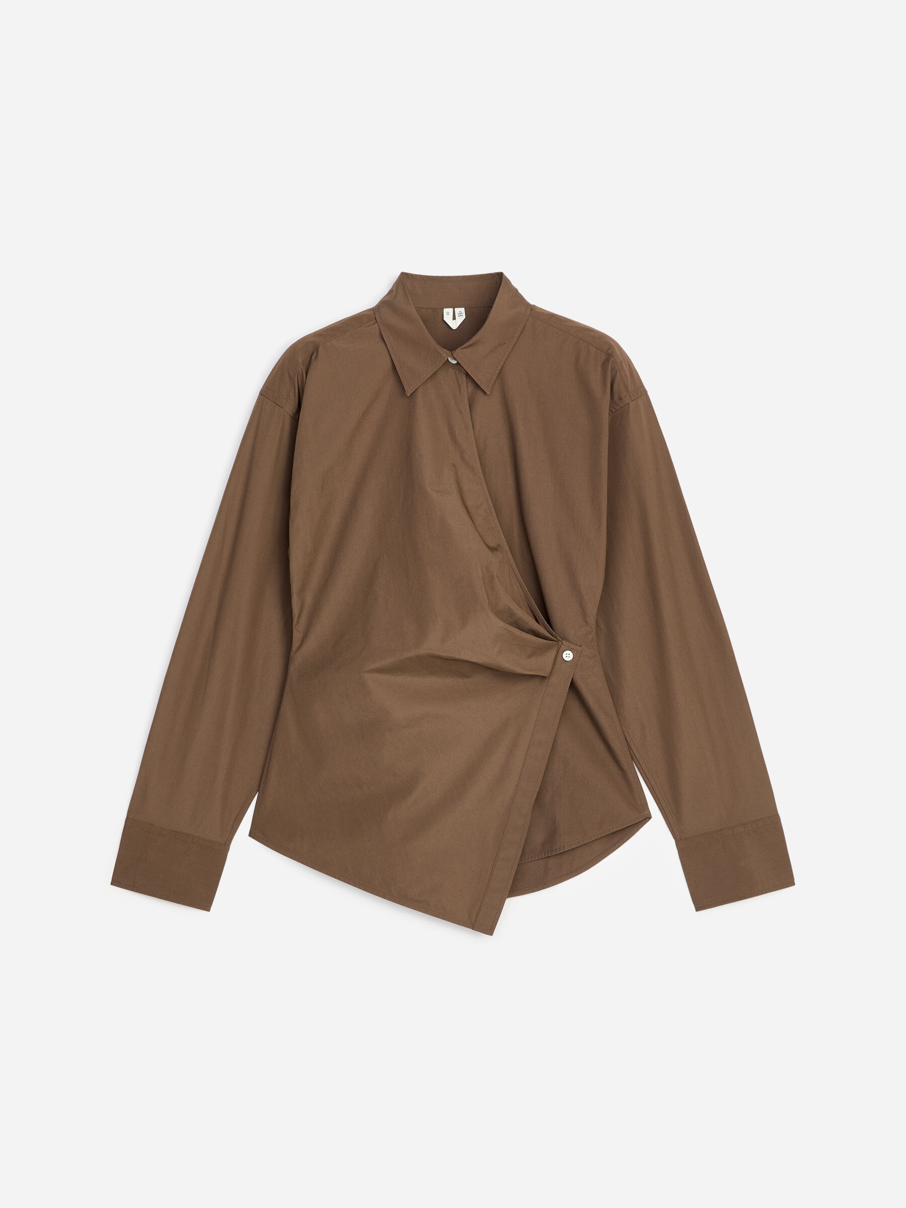 Chemise cache-cœur - Taupe - Slim fit - Femme - StillMedia/DescriptiveStillLife - 1