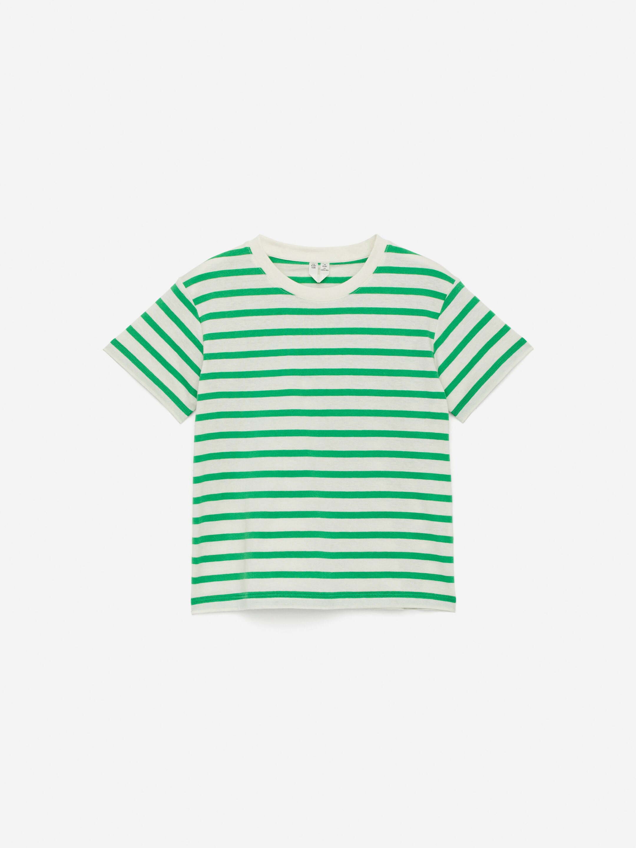 Crew-Neck T-Shirt Set of 2 - Green/White - Regular fit - Children - StillMedia/DescriptiveDetail - 2
