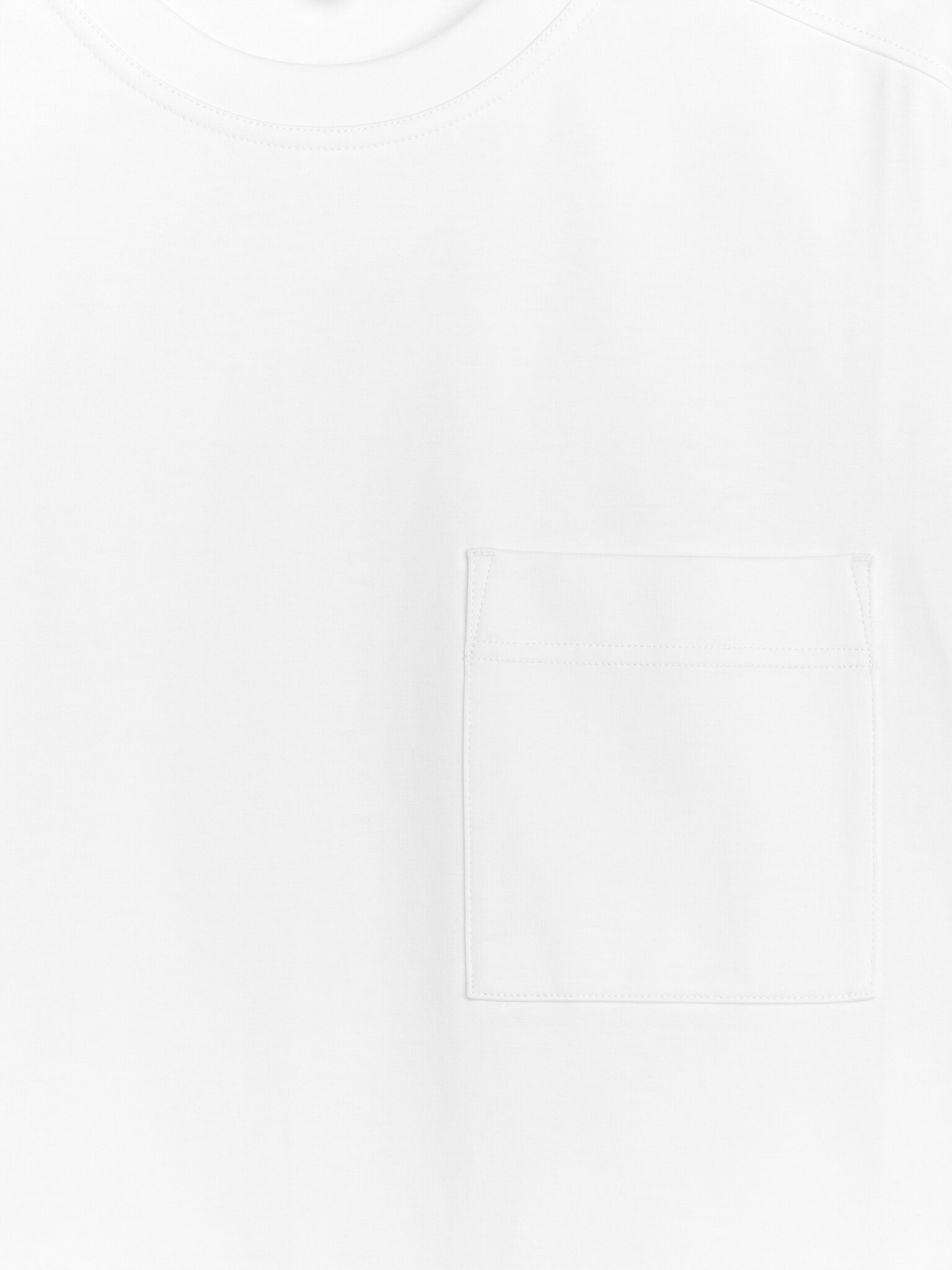 T-Shirt-Kleid aus Baumwolle - Weiß - 5