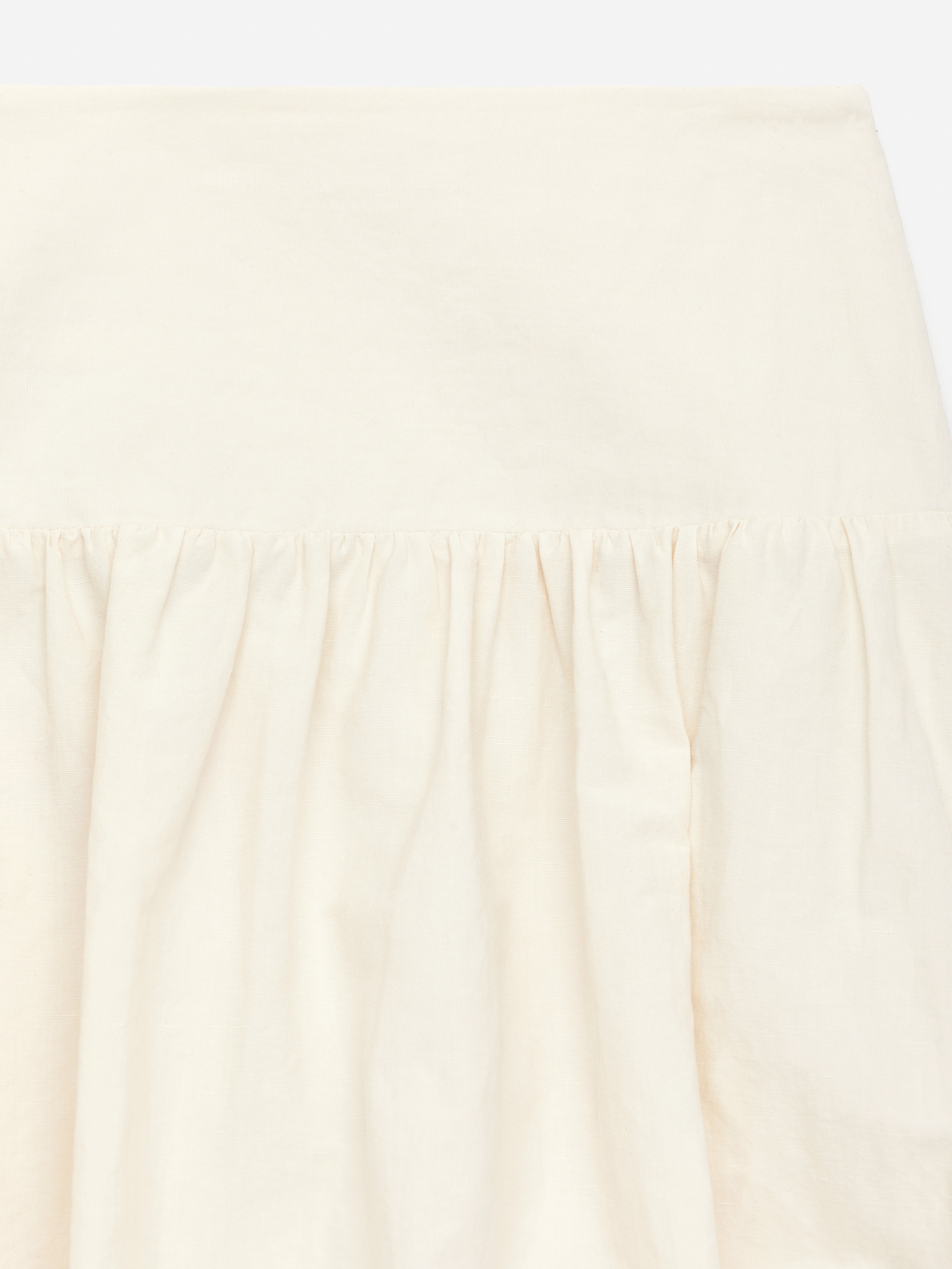 Grotere afbeelding bekijken: Minirok met ballonzoom - Off White - DAMES | H&M BE 2