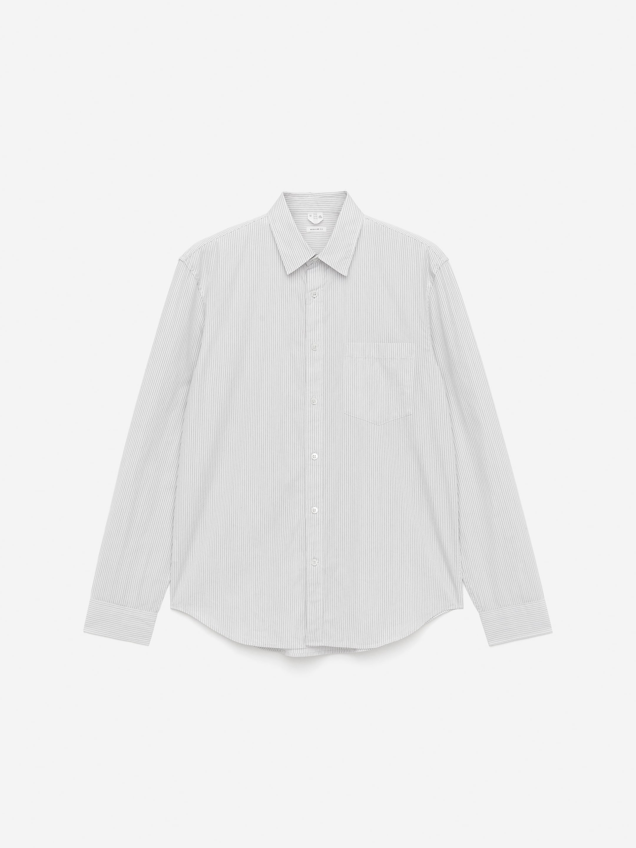 Grotere afbeelding bekijken: Poplin Shirt - Blauw/wit/zwart - HEREN | H&M BE 6