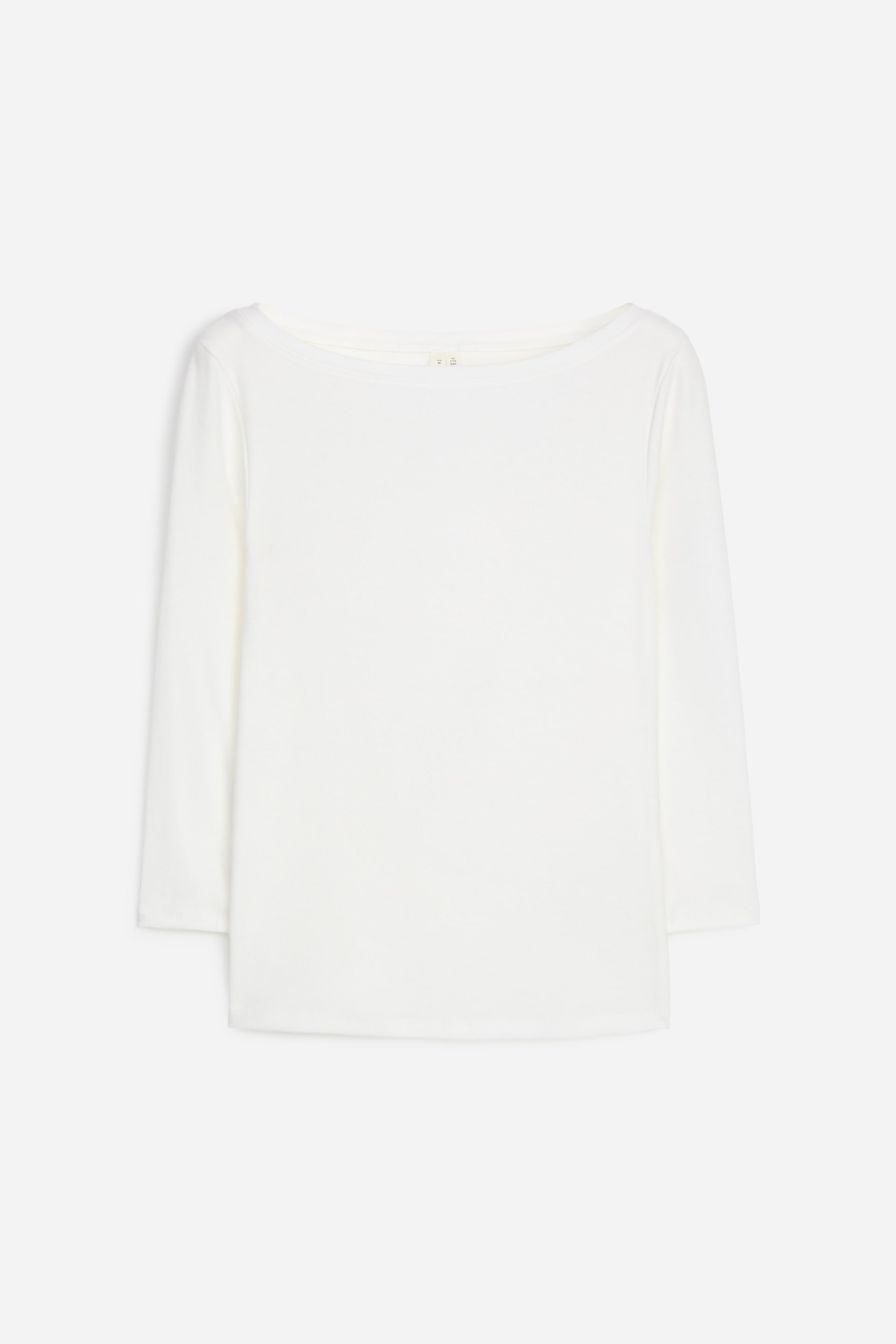 Visualizza immagine più grande: Maglia con scollo a barchetta - Bianco - DONNA | H&M IT 1