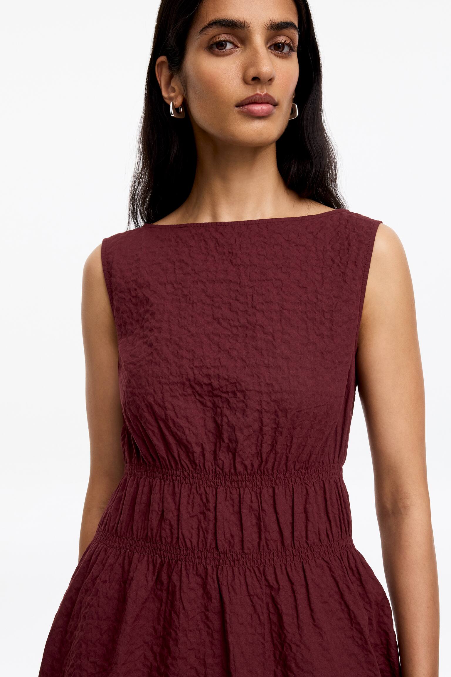 Sukienka z kory-Ciemnoczerwony - 4