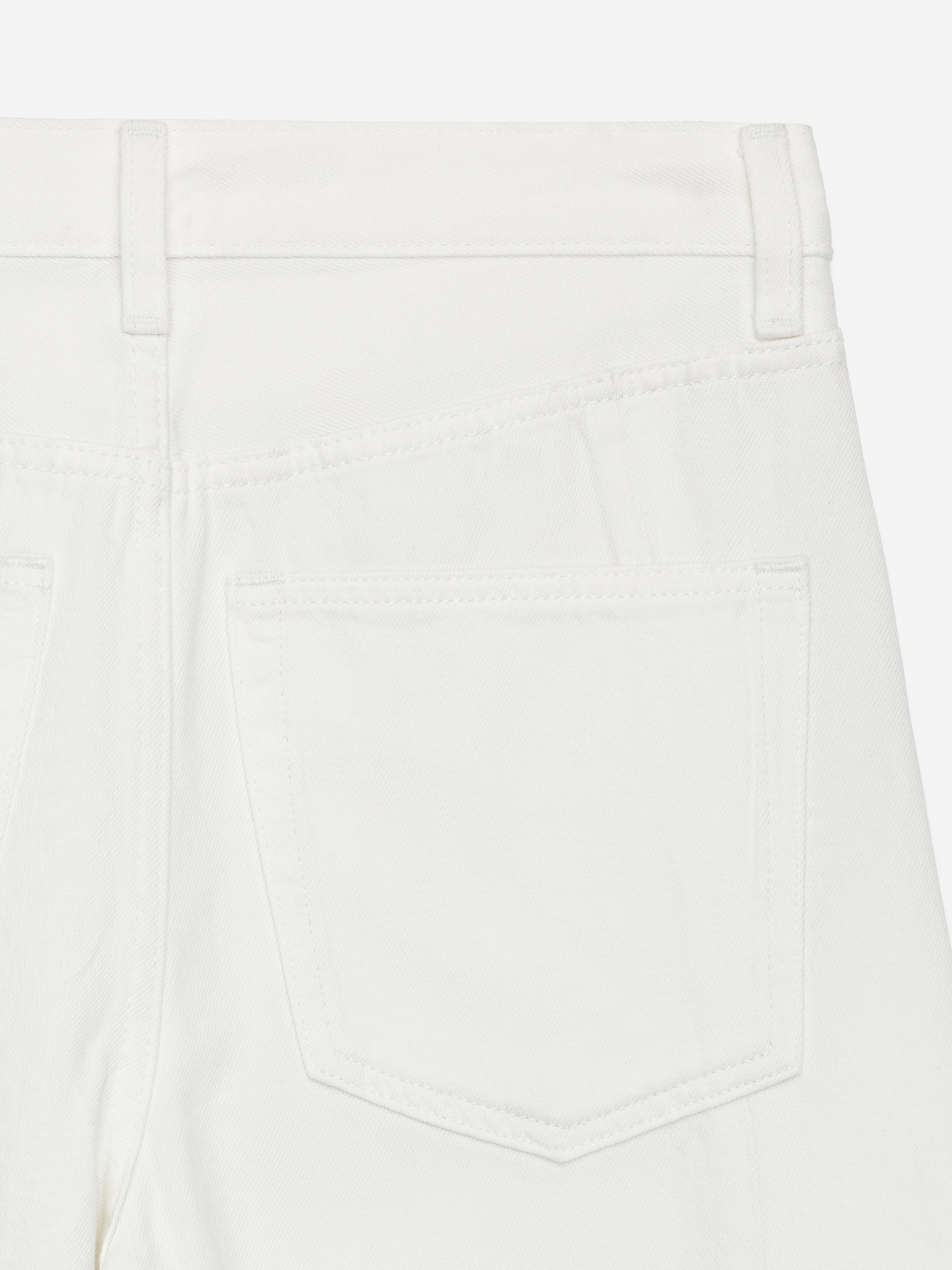 BLOOM Barrel Jeans - White/Light Blue - 6