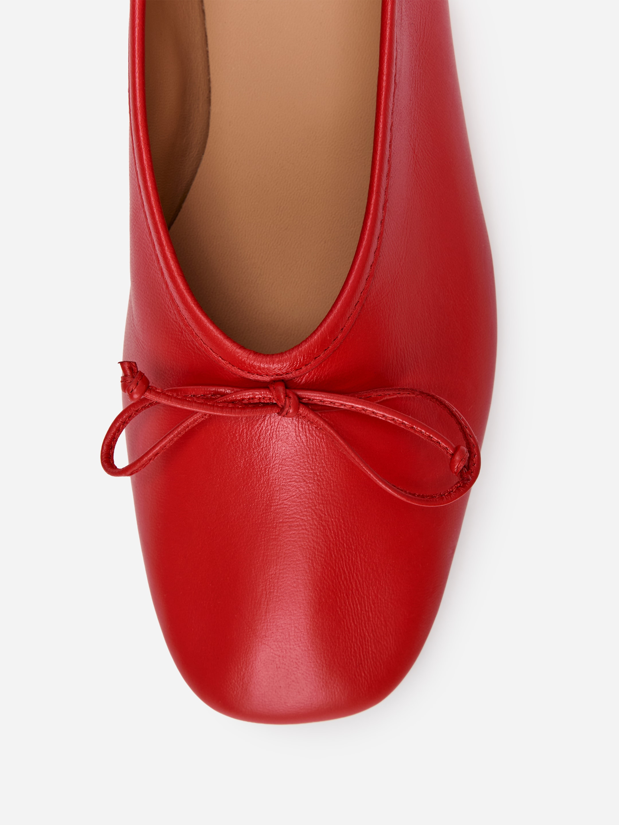 Leather Ballerinas - Red - Women - StillMedia/DescriptiveDetail - 3