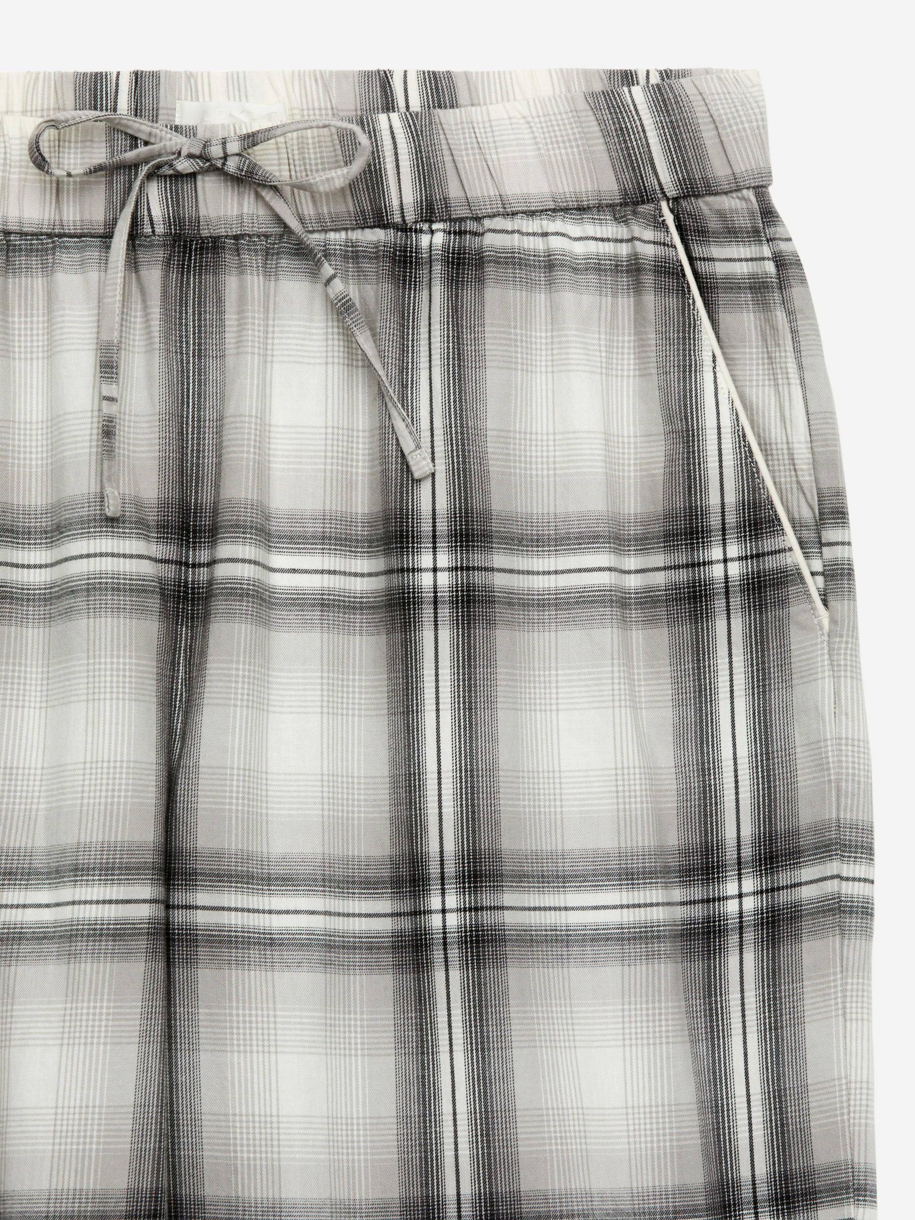 Flannel Trousers - Grey/Checkered - Regular fit - Women - StillMedia/DescriptiveDetail - 1