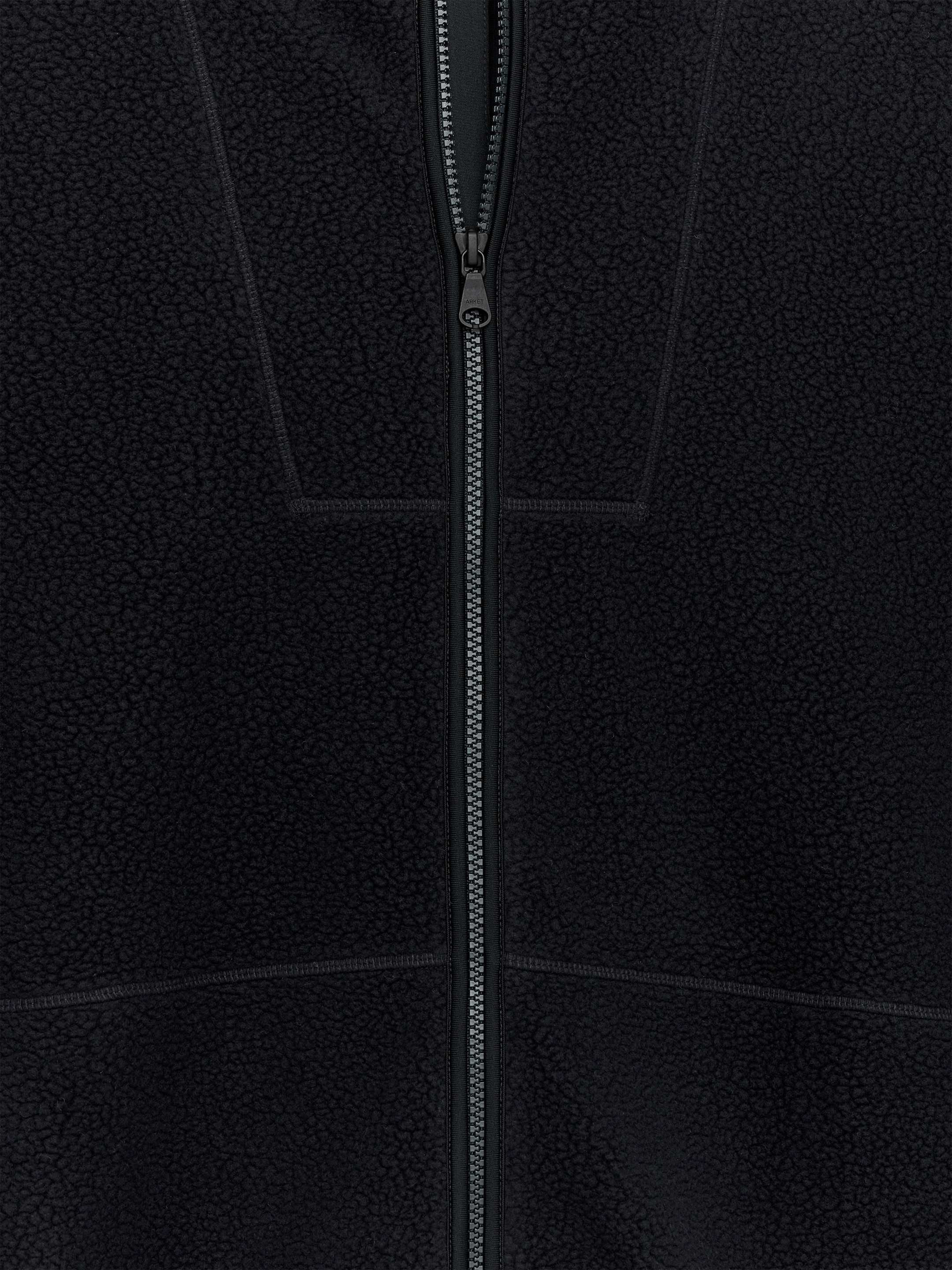 Fleece Zip Jacket - Dark Blue - Loose fit - Women - StillMedia/DescriptiveDetail - 2