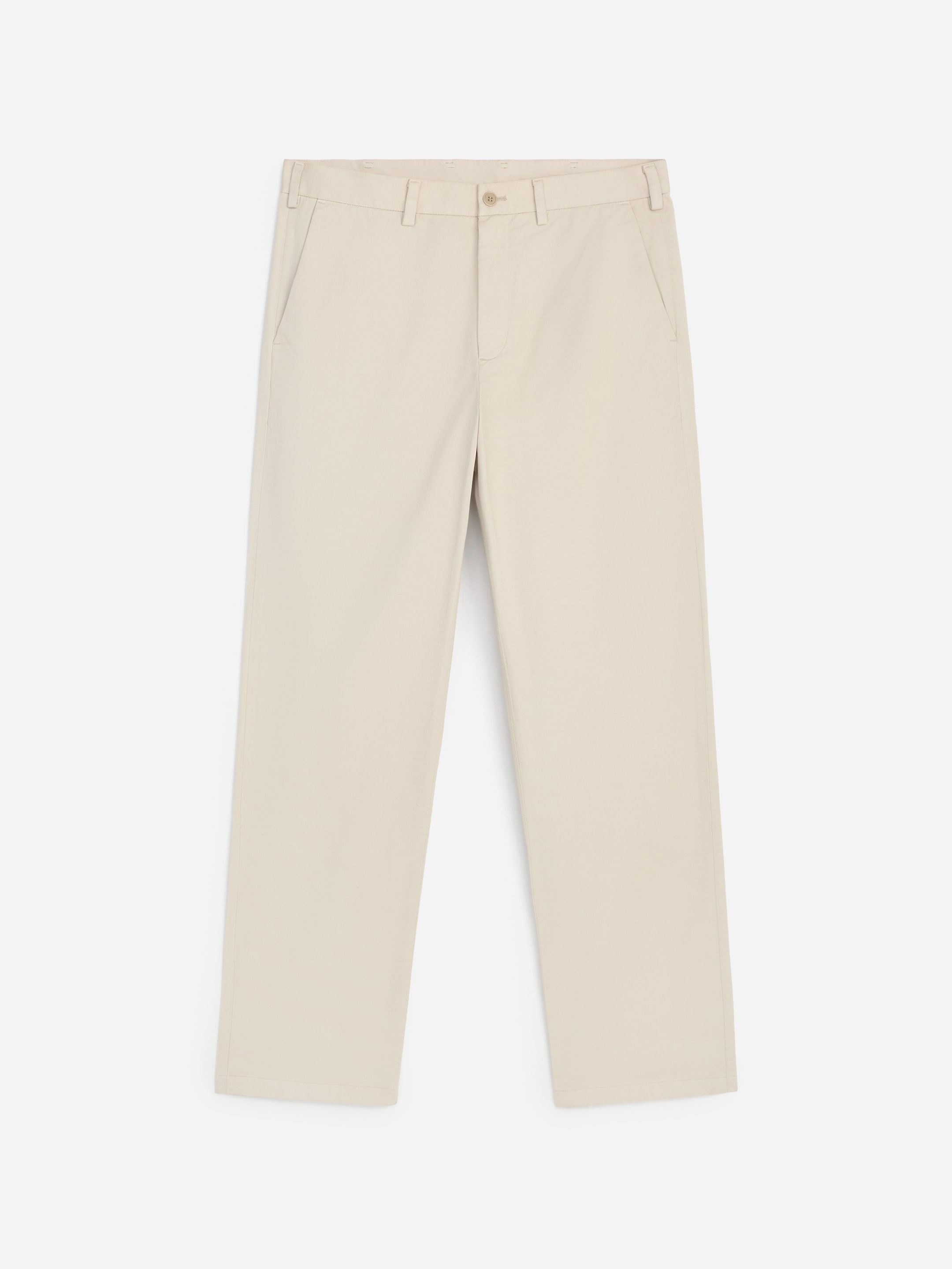 Pantalon chino droit en coton - Beige clair - Regular fit - Homme - StillMedia/DescriptiveStillLife - 1