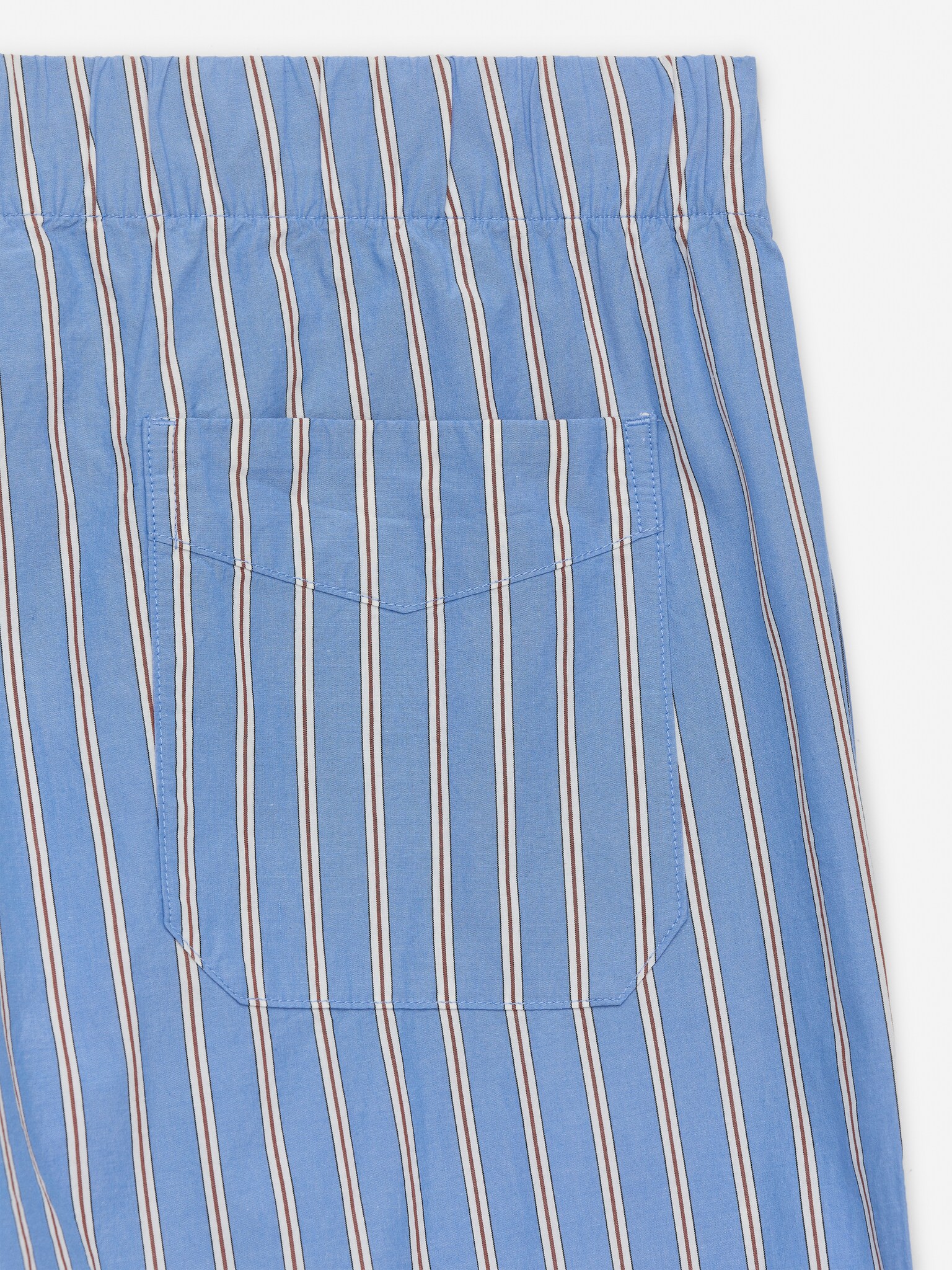 Pantalon de pyjama en popeline - Bleu/Rayé/Bleu/Rayé - 4