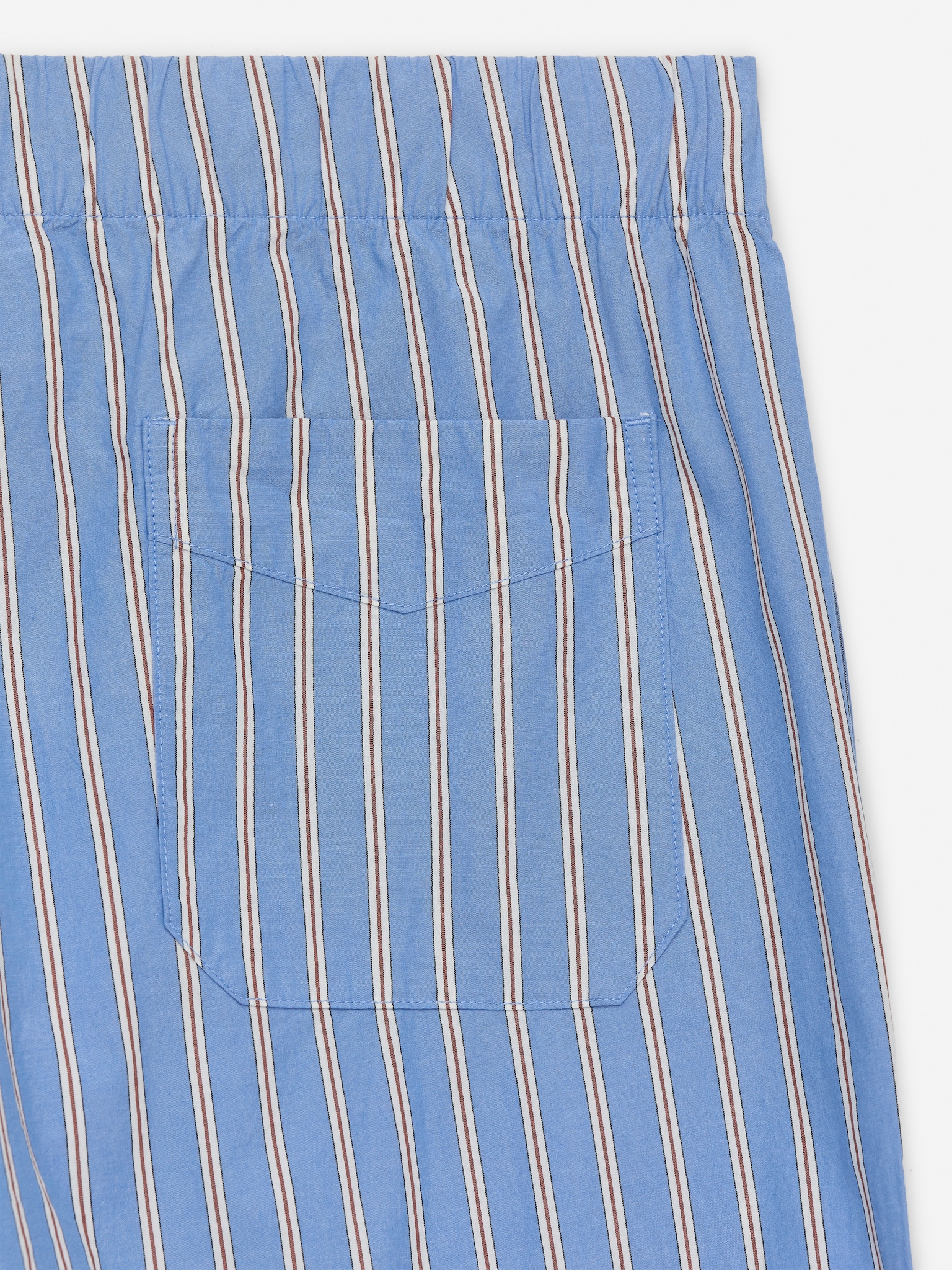 Pyjamahose aus Popeline - Blau/Streifen - 5