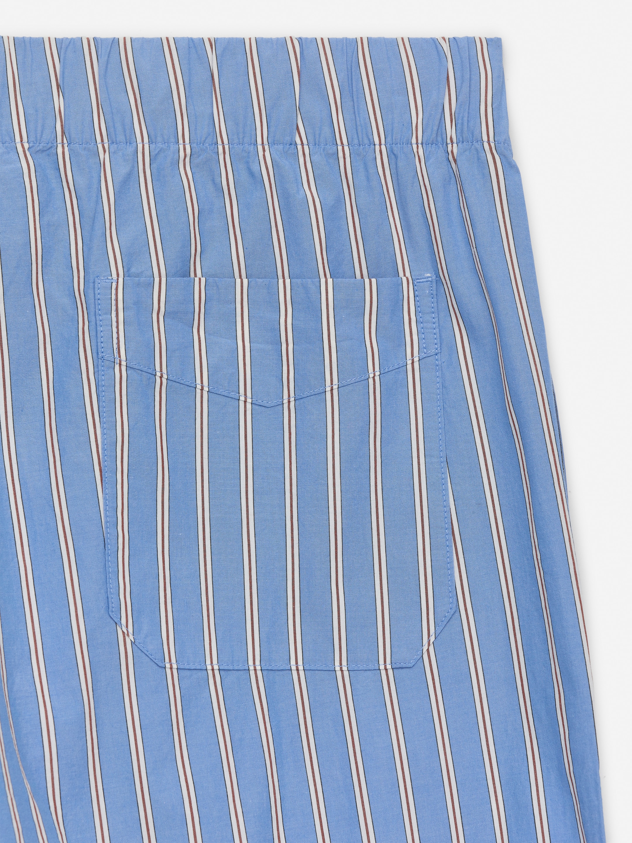 Poplin Pyjama Trousers - Blue/Striped - Loose fit - Men - StillMedia/DescriptiveDetail - 2