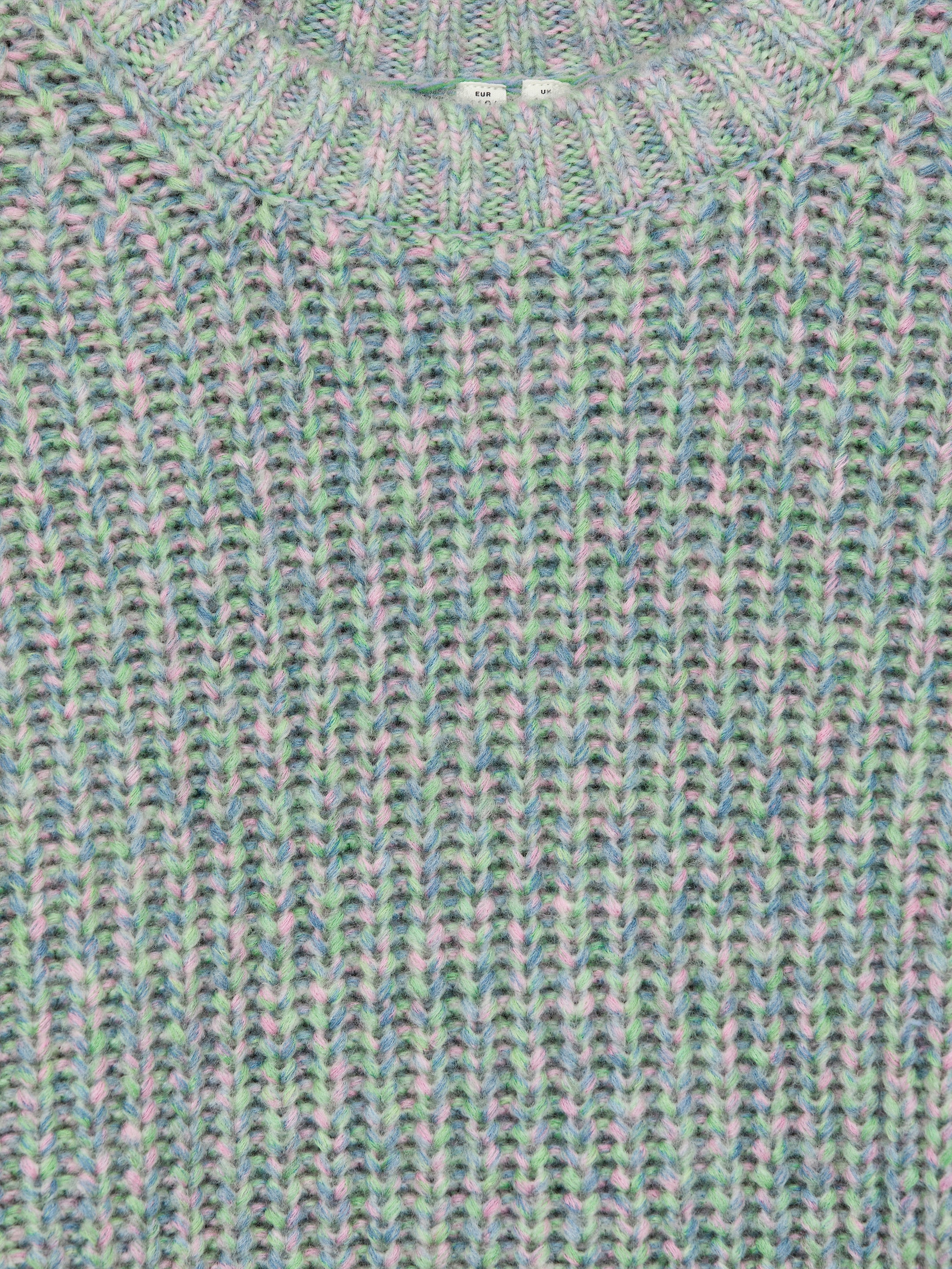 Melerad tröja i ull - Grön/flerfärgad - Relaxed fit - Children - StillMedia/DescriptiveDetail - 3