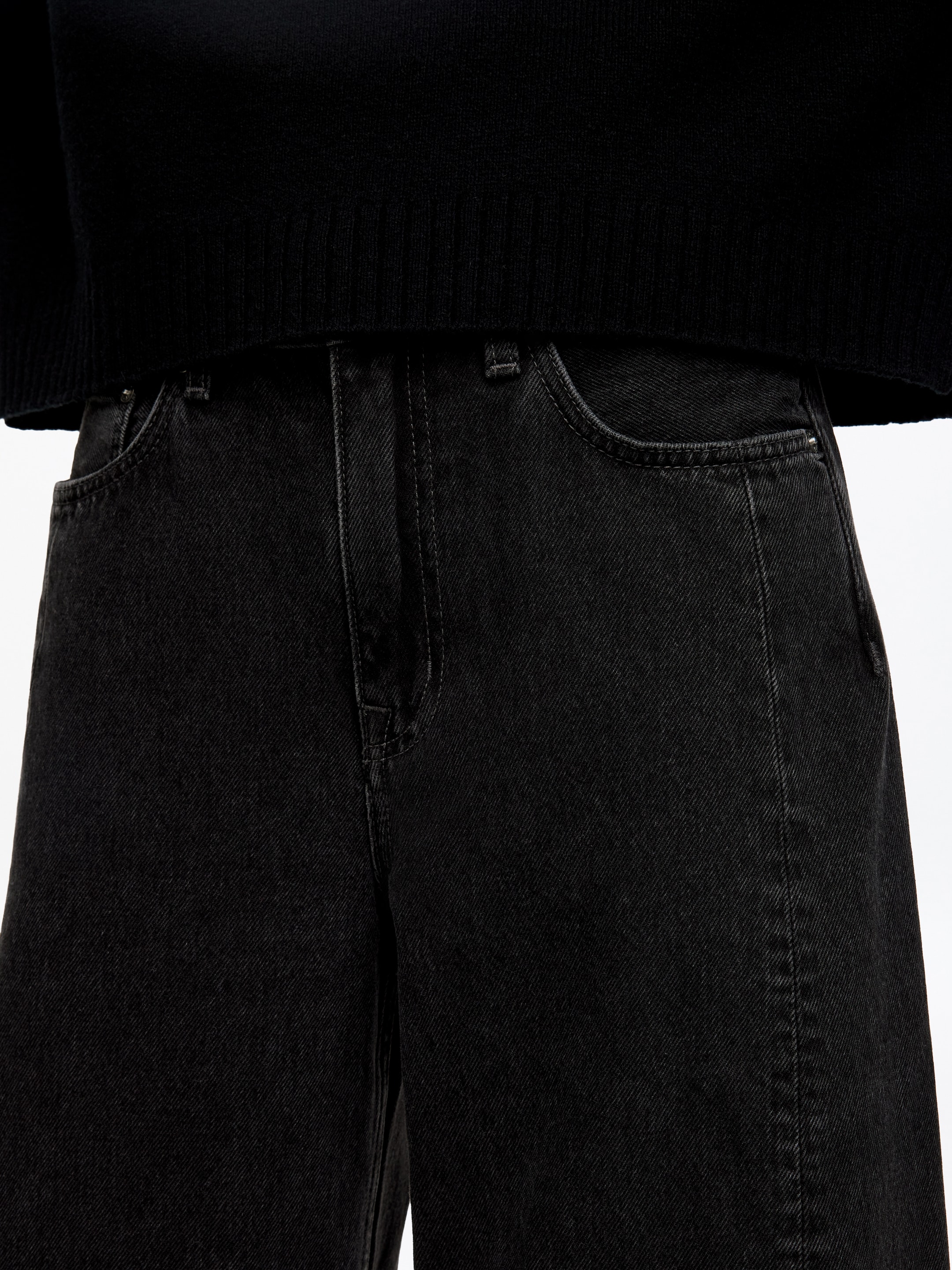 Vaqueros de pernera barril BLOOM - Negro - Corte relajado - Women - StillMedia/Lookbook - 8