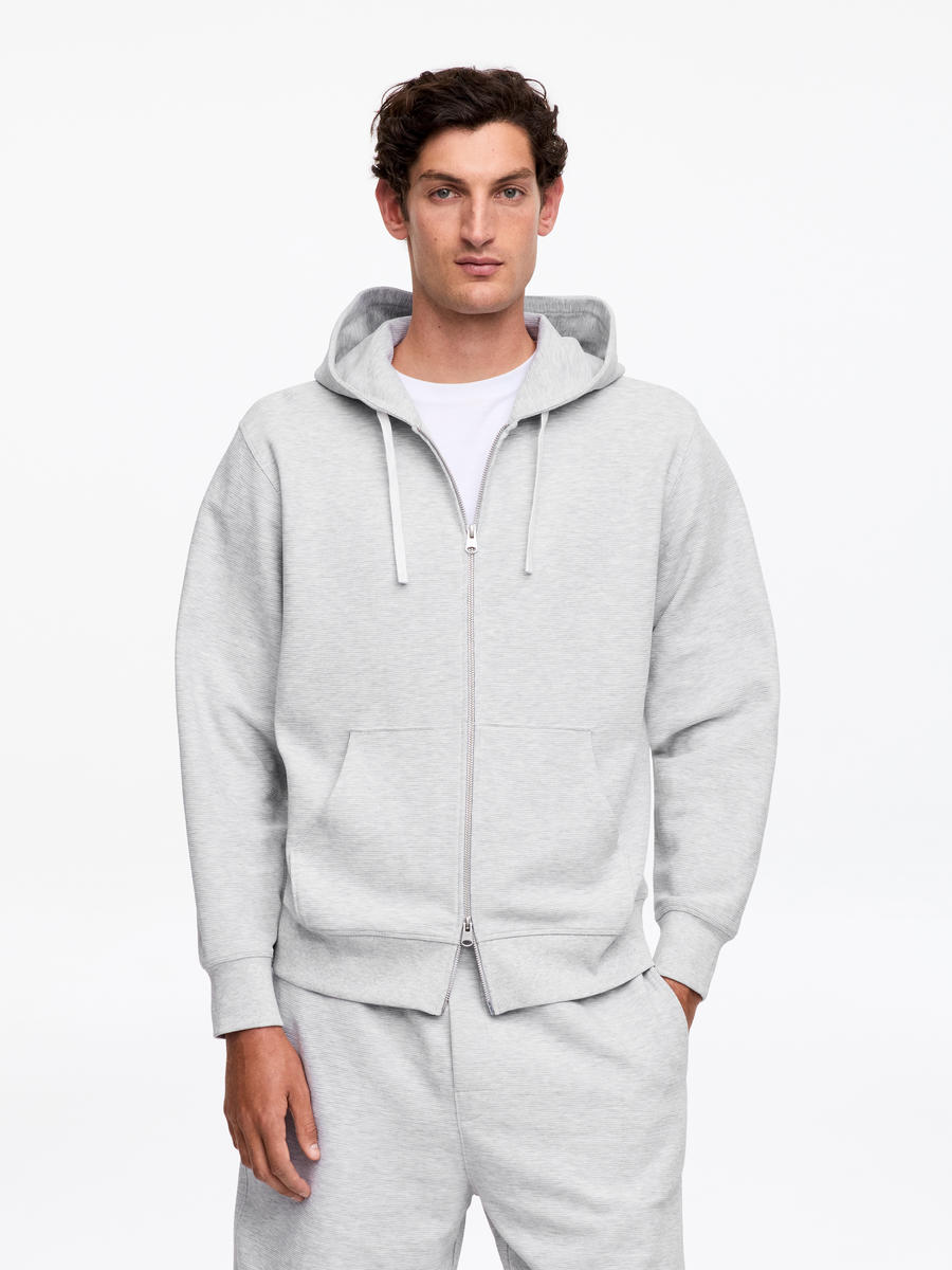 ARKET Men's  Jersey Zip Hoodie Grey,  size M