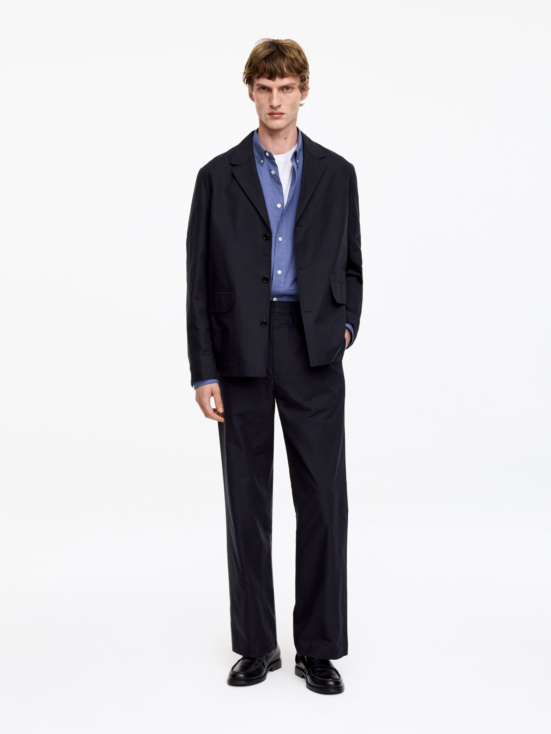Cotton Hopsack Blazer-#272930-19202