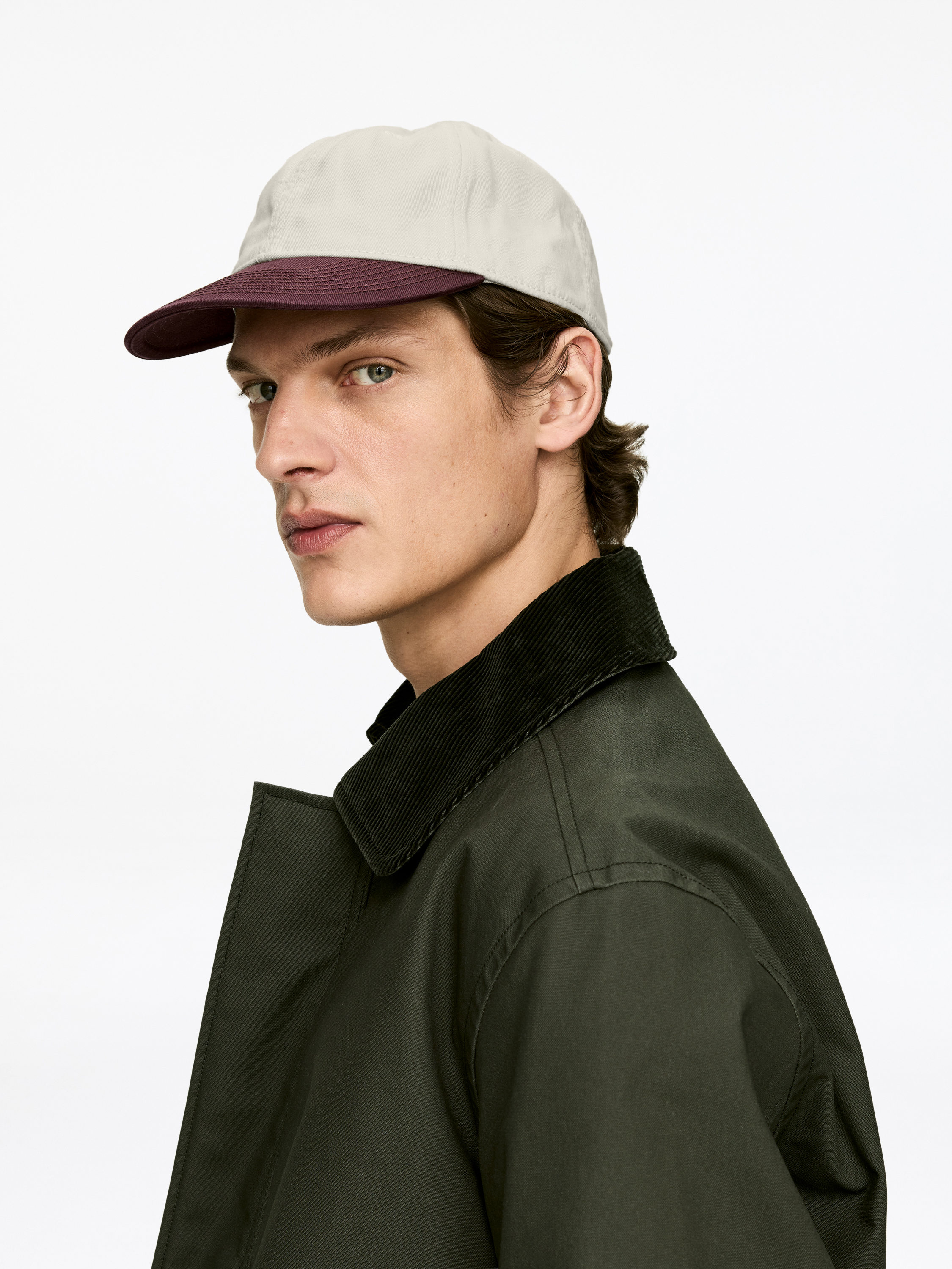 Casquette aux couleurs contrastantes - Blanc/Rouge foncé - Homme - StillMedia/Lookbook - 6