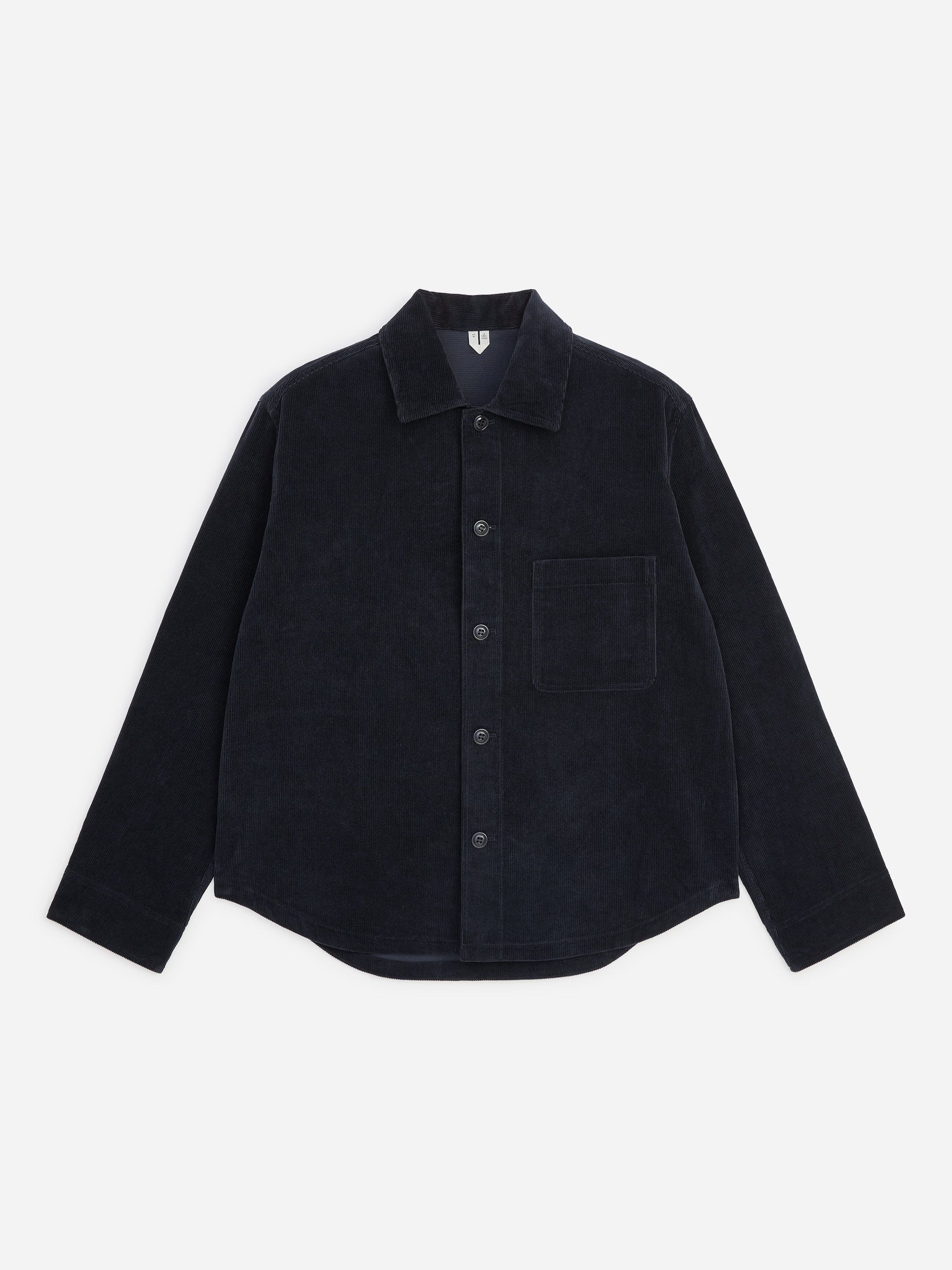Needlecord Overshirt - Dark Navy - Regular fit - men - StillMedia/DescriptiveStillLife - 1