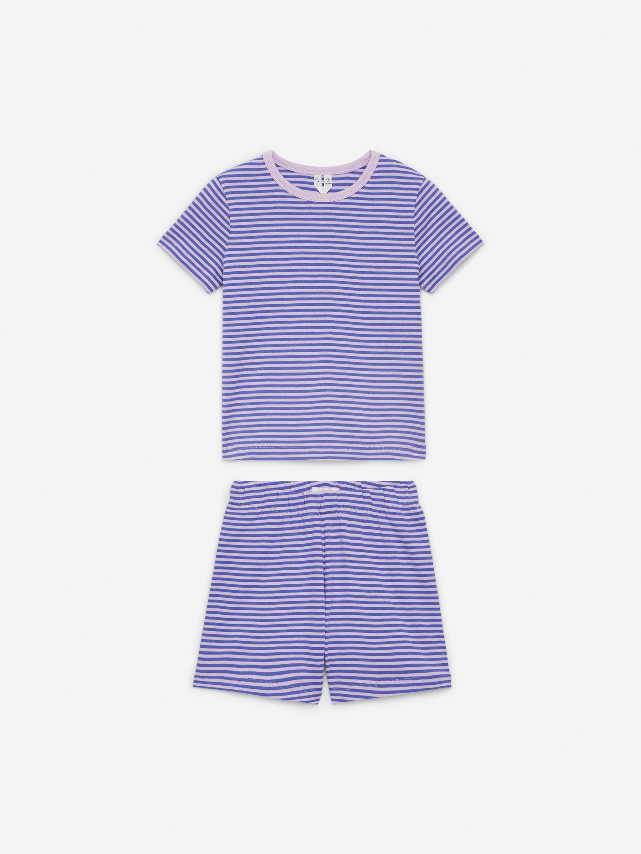 Ver imagen más grande: Conjunto de pijama corto de punto - Lila/morado - NIÑOS | H&M ES 1
