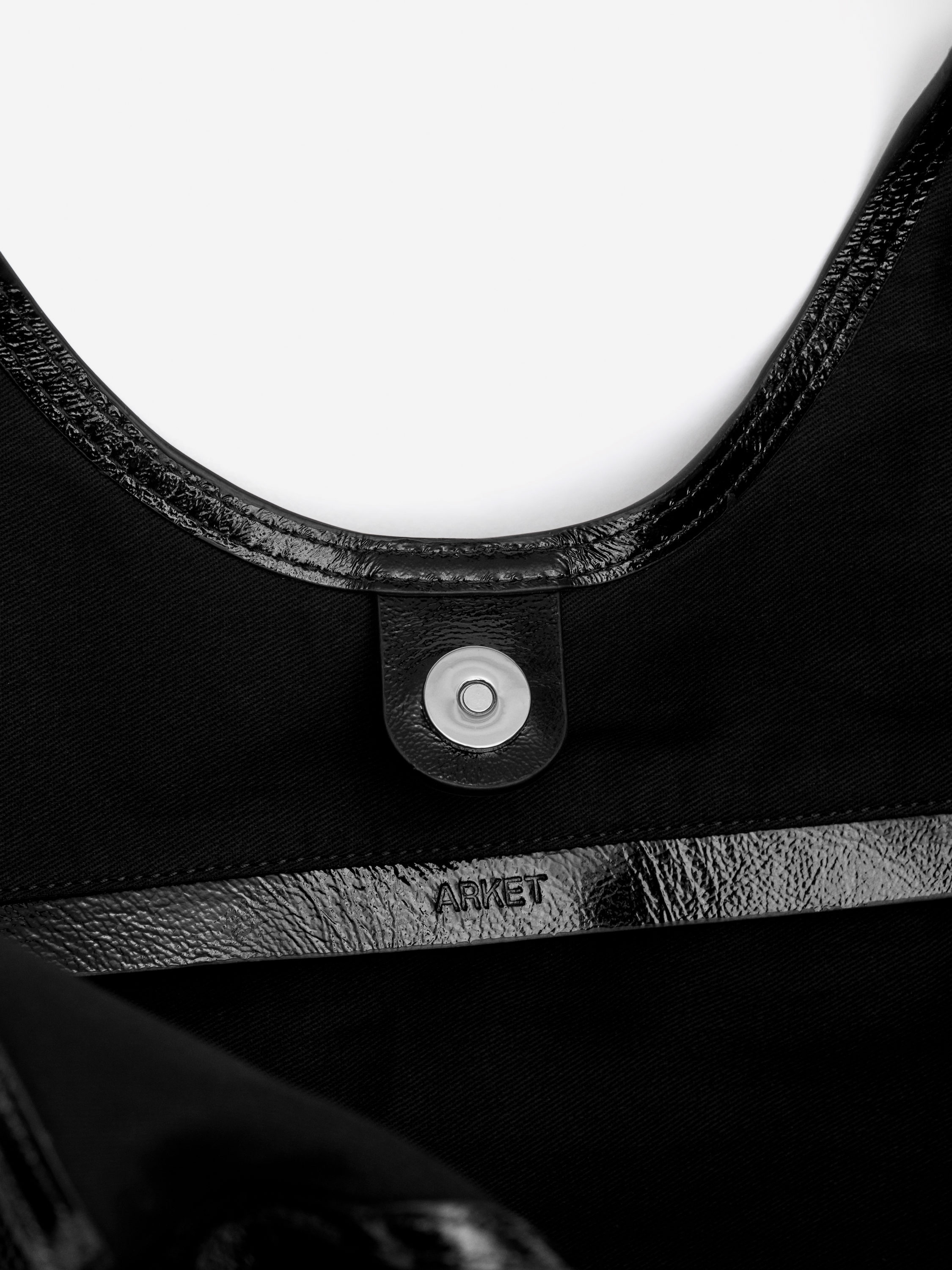 Patent Leather Tote Bag - Black - Women - StillMedia/DescriptiveDetail - 4