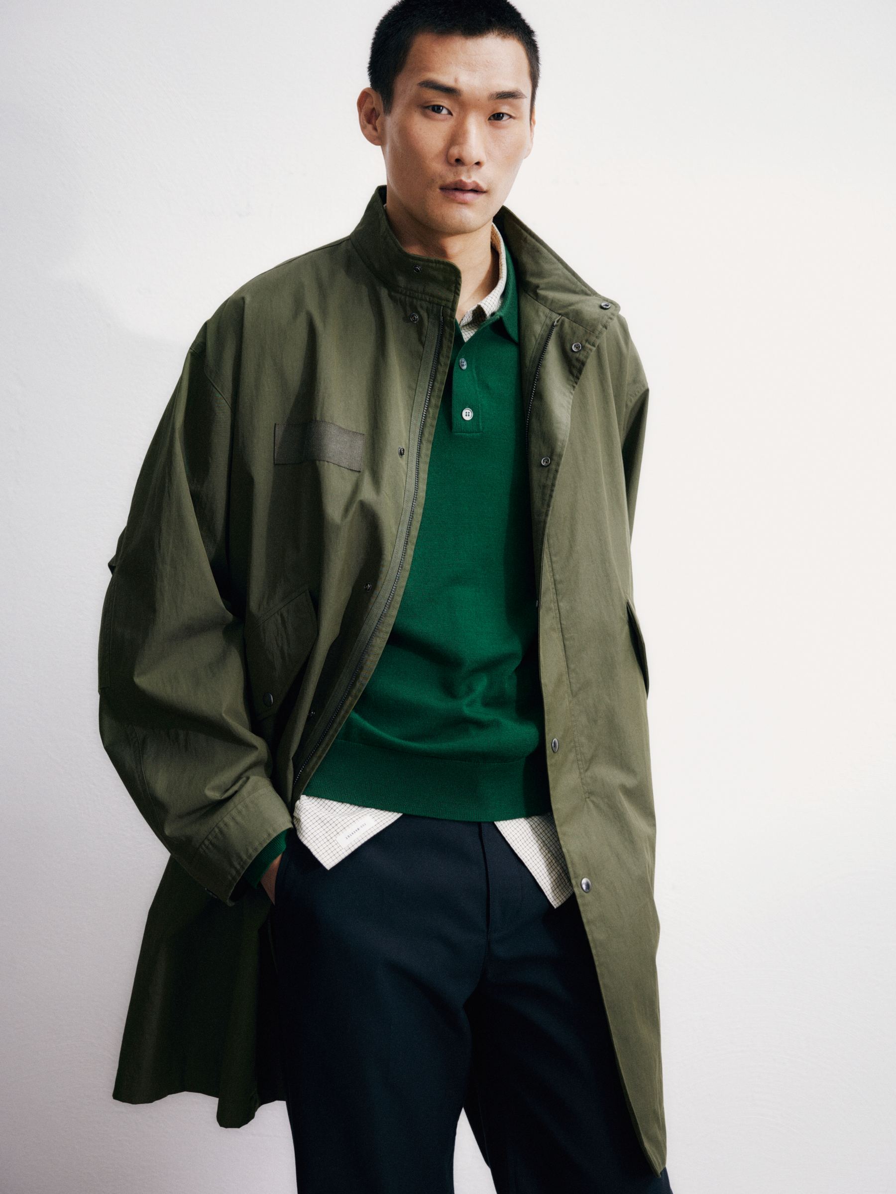 Chemise décontractée en pinpoint - Jaune - Relaxed fit - Homme - StillMedia/Environmental - 1