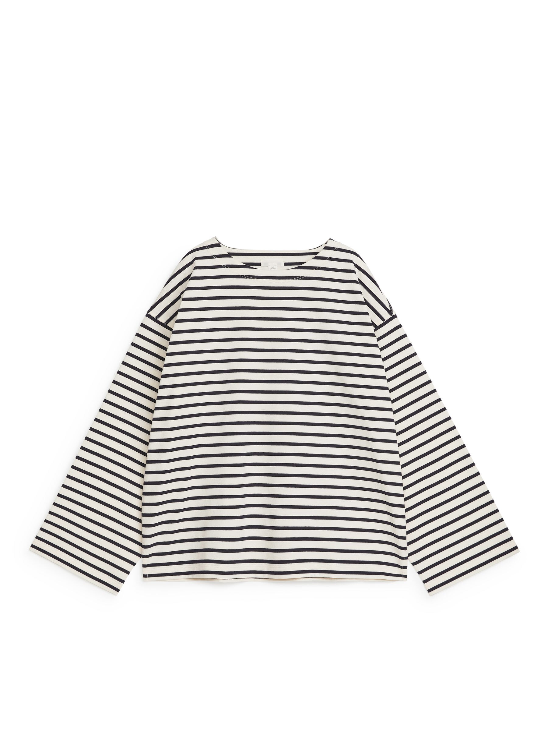 Long-Sleeve T-Shirt - White/Blue - Relaxed fit - Women - StillMedia/DescriptiveStillLife - 2