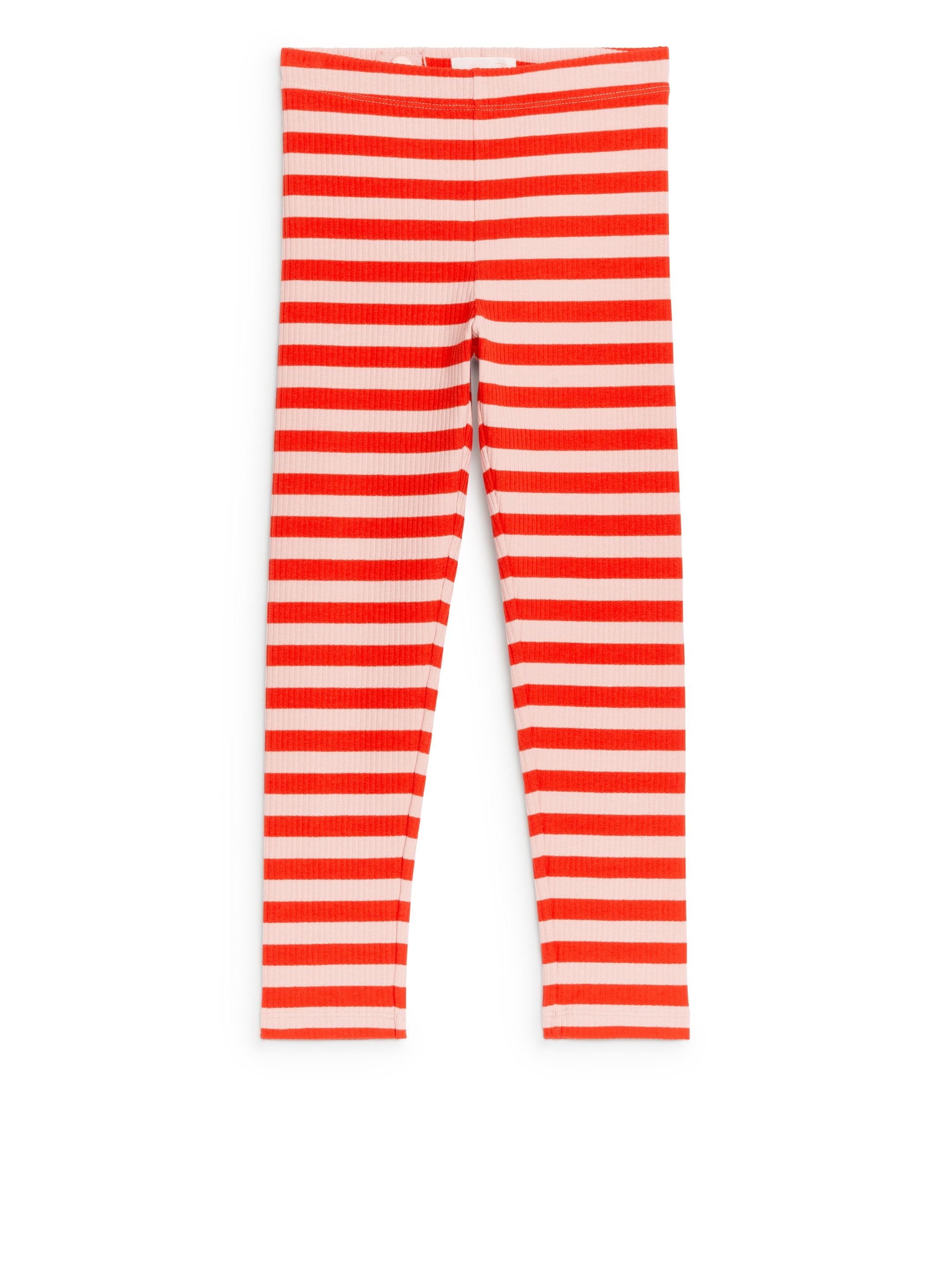 Visa större bild: Ribbade Leggings - Röd/rosa - BARN | H&M FI 1