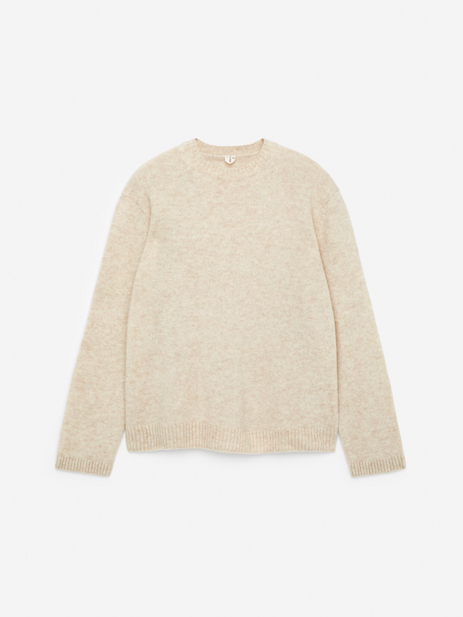 Crew-Neck Wool Jumper - Gebroken wit - 2