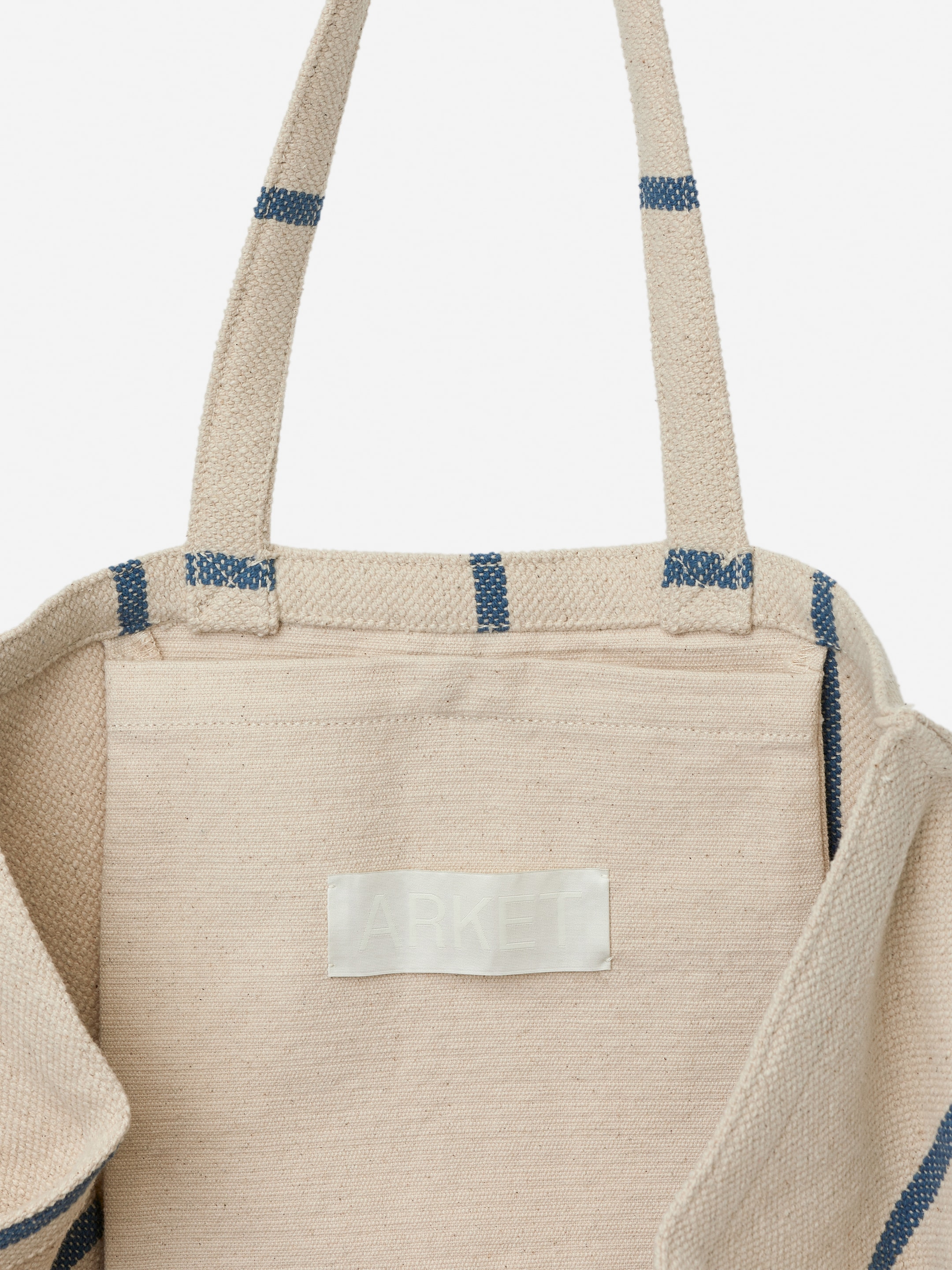Größeres Bild anzeigen: Tragetasche aus Canvas - Beige/Blau - Home All | H&M AT 4