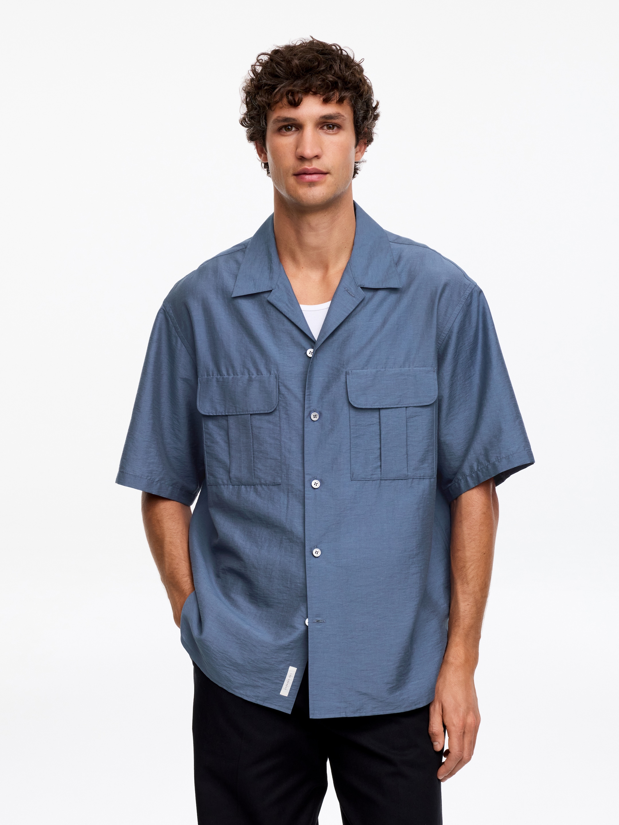 Oversized Resort Shirt - Stormy Blue - Oversized - Men - StillMedia/Lookbook - 2