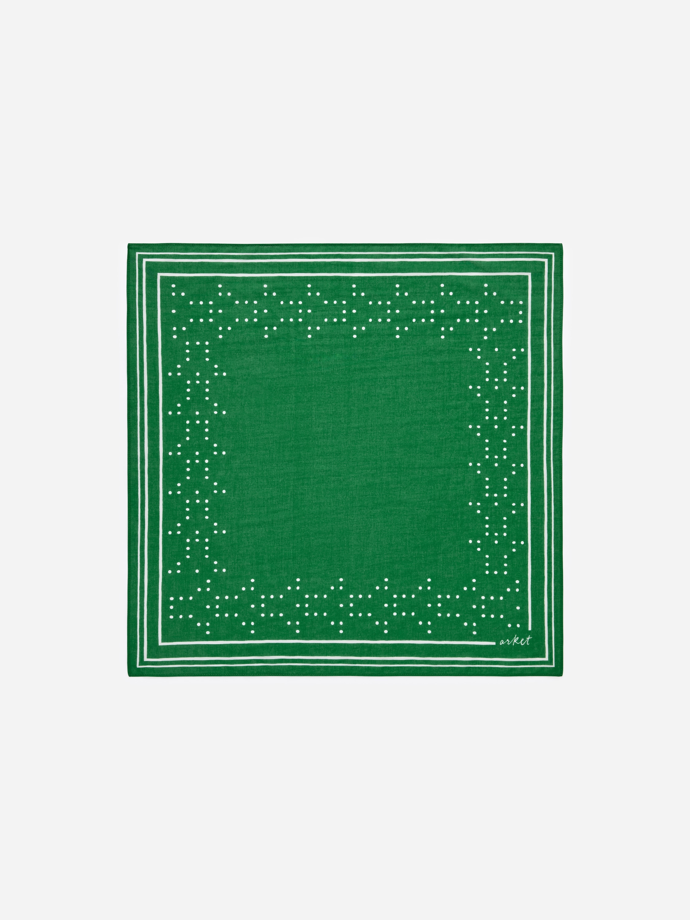 Bandana en coton - Vert