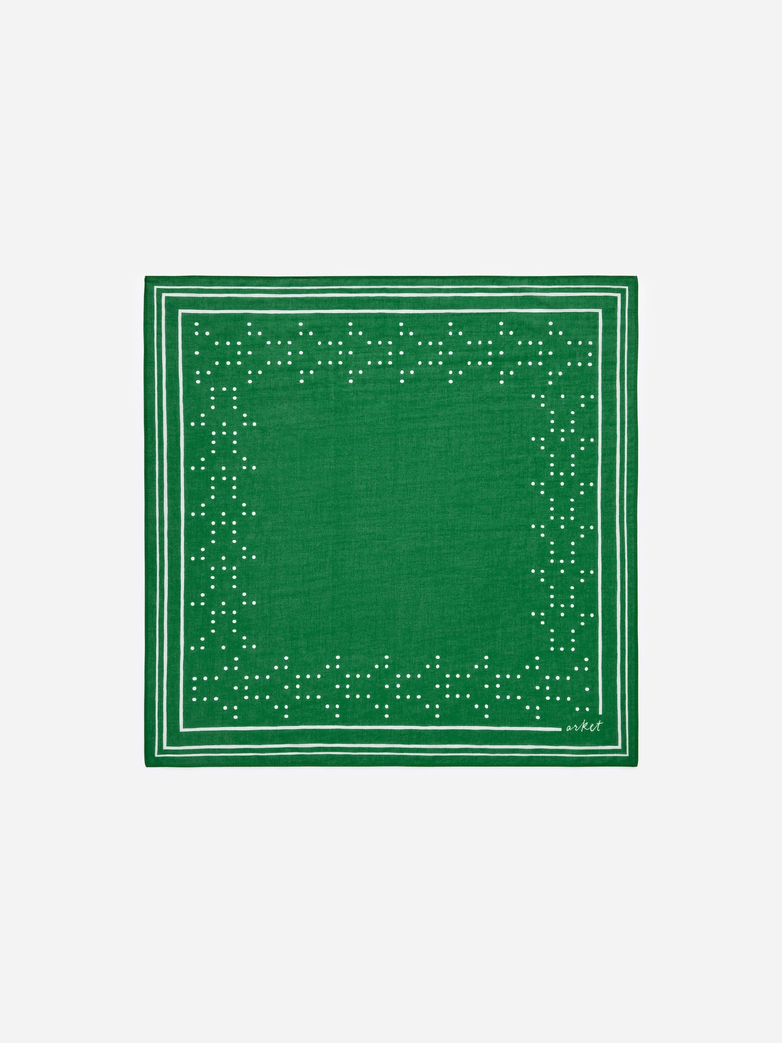 Katoenen bandana - Groen