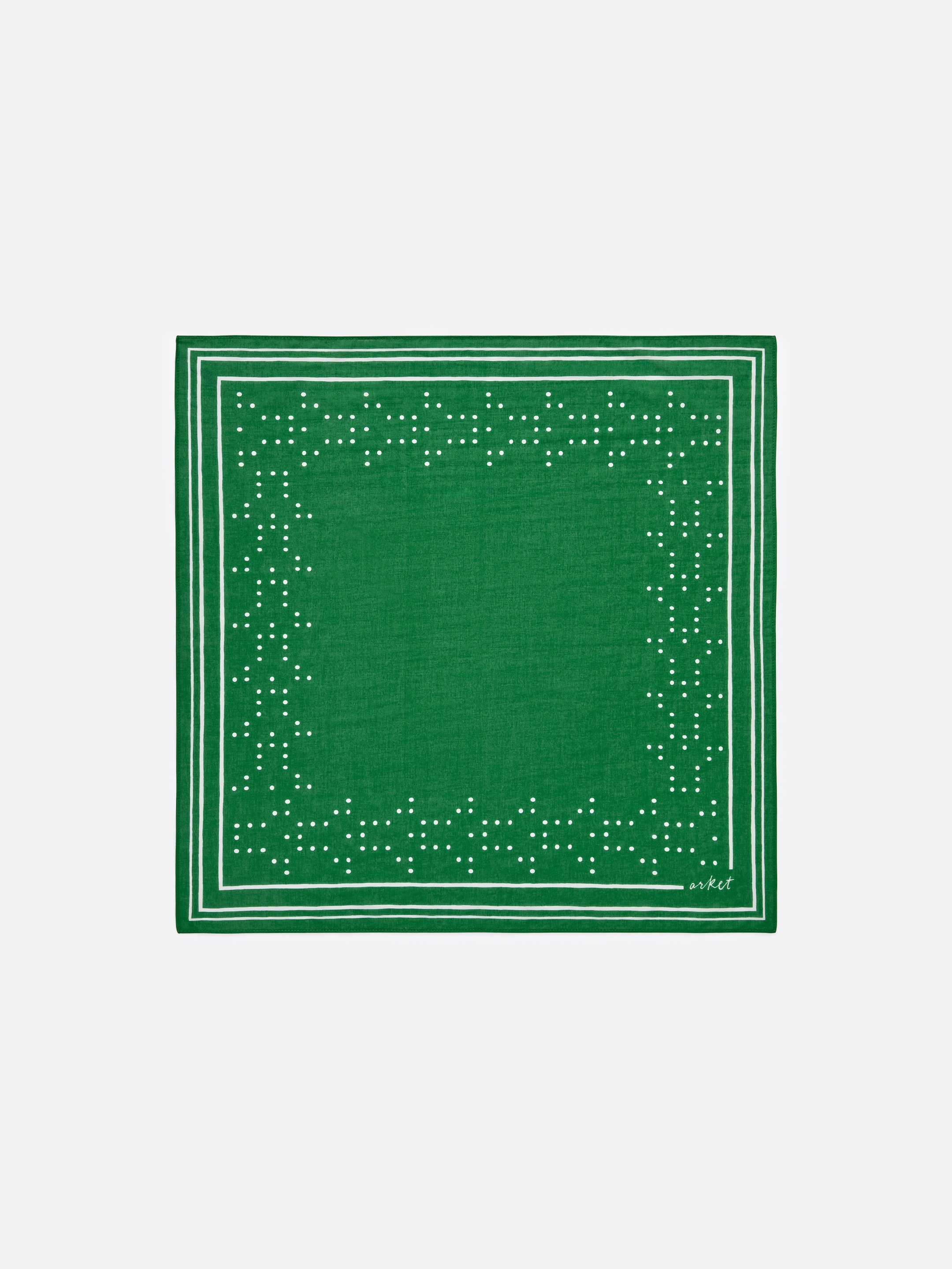 Bandana aus Baumwolle - Grün - Herren - StillMedia/DescriptiveStillLife - 3