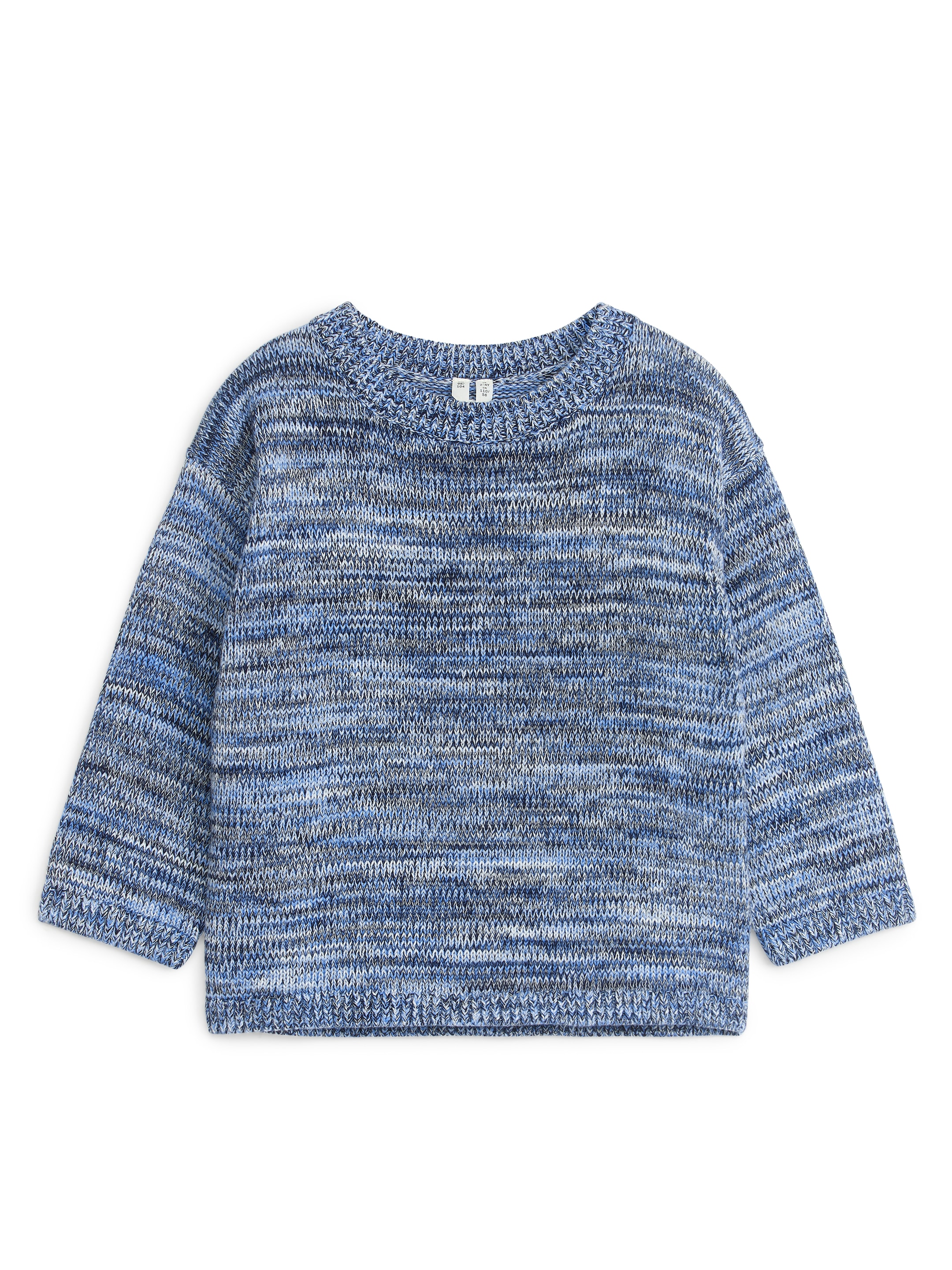 Se større billede: Striksweater i bomuld - Blå - BØRN | H&M DK 1