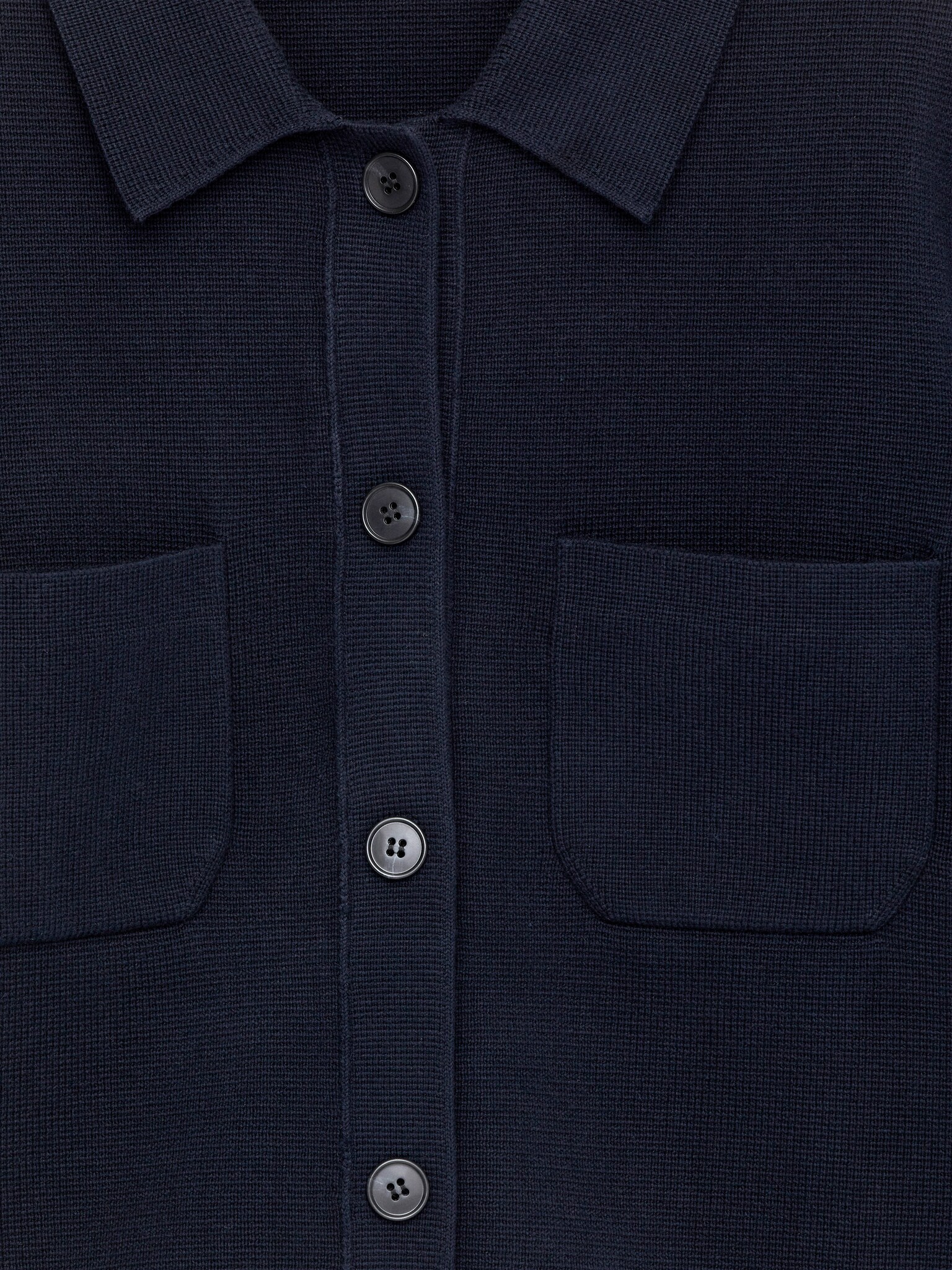 Cardigan à manches courtes - Bleu foncé - 4