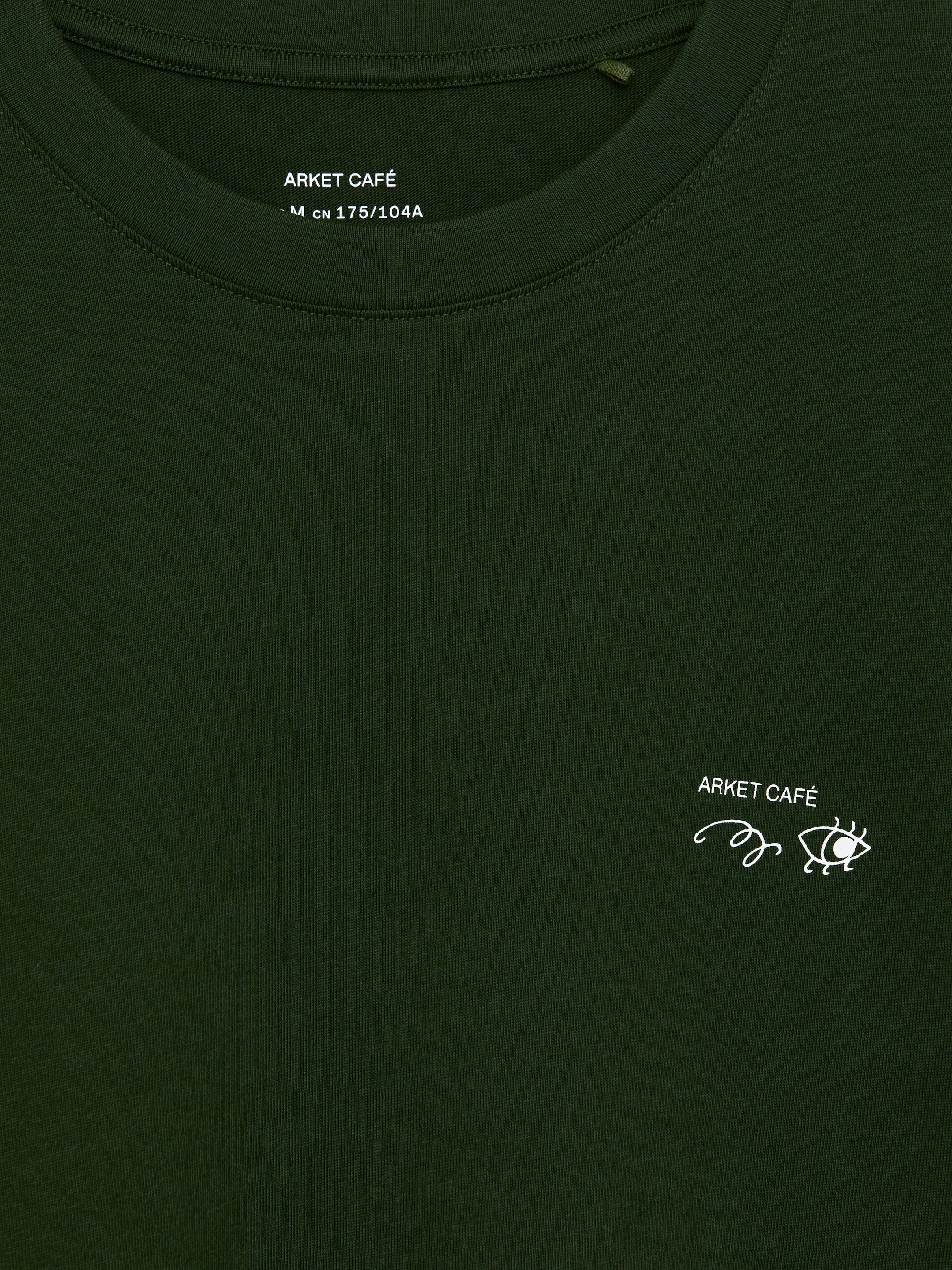 ARKET CAFÉ Long sleeve T-Shirt - Dark Green - Loose fit - Café - StillMedia/DescriptiveDetail - 2