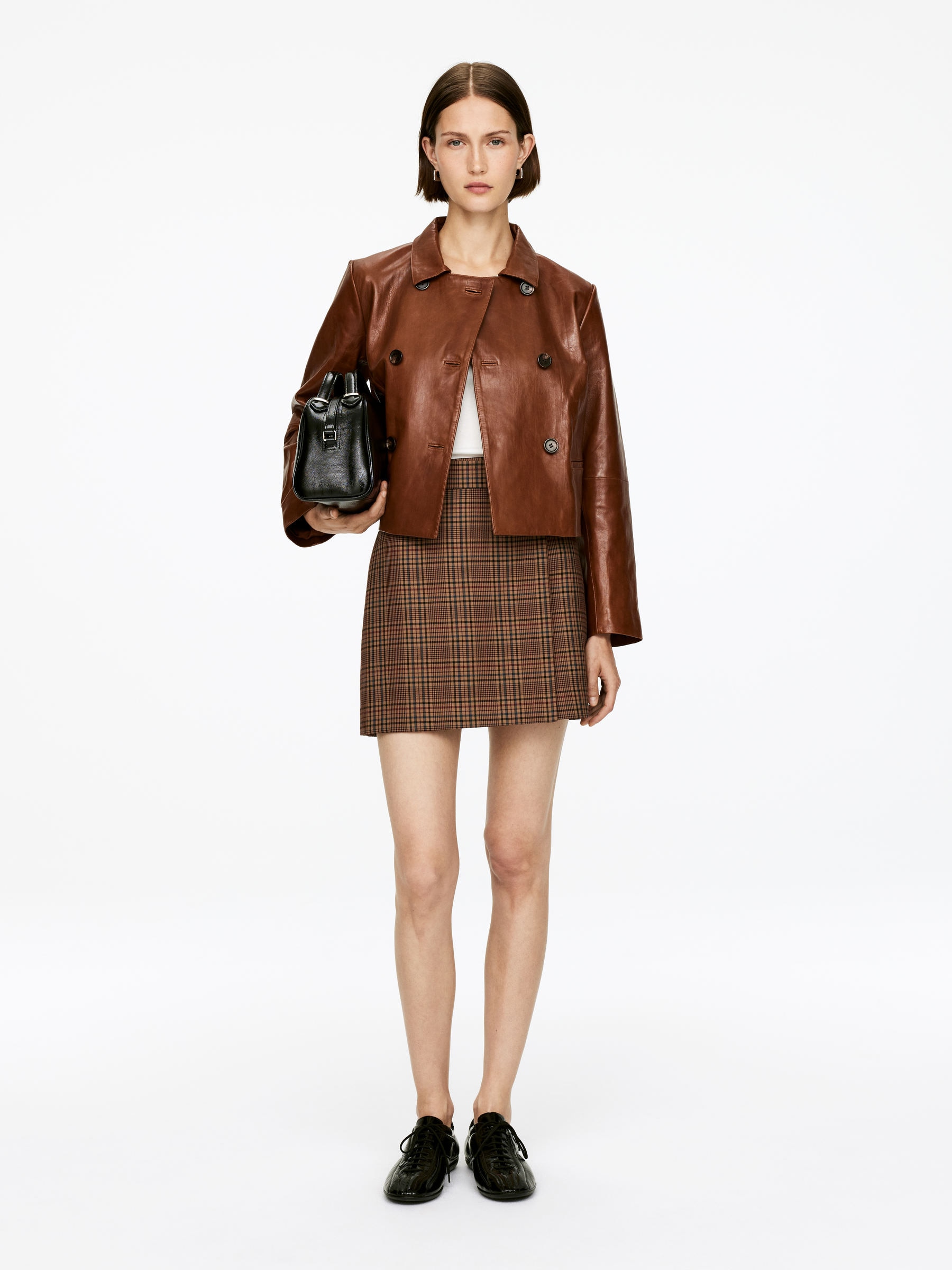 Wrap Skirt-#876F58-16113