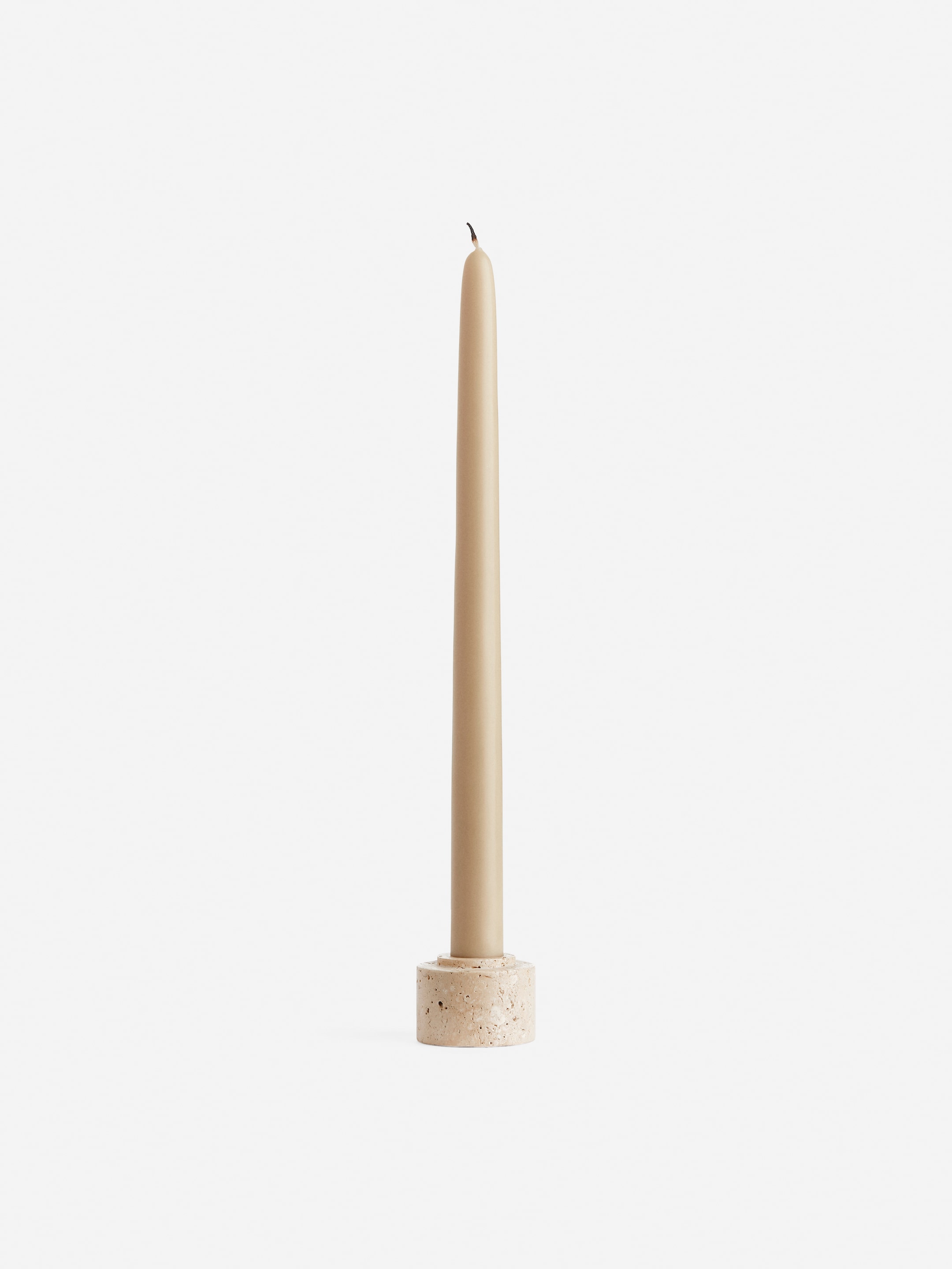 Tapered Candles Set of 2 - Grey - Homeware - StillMedia/DescriptiveStillLife - 2